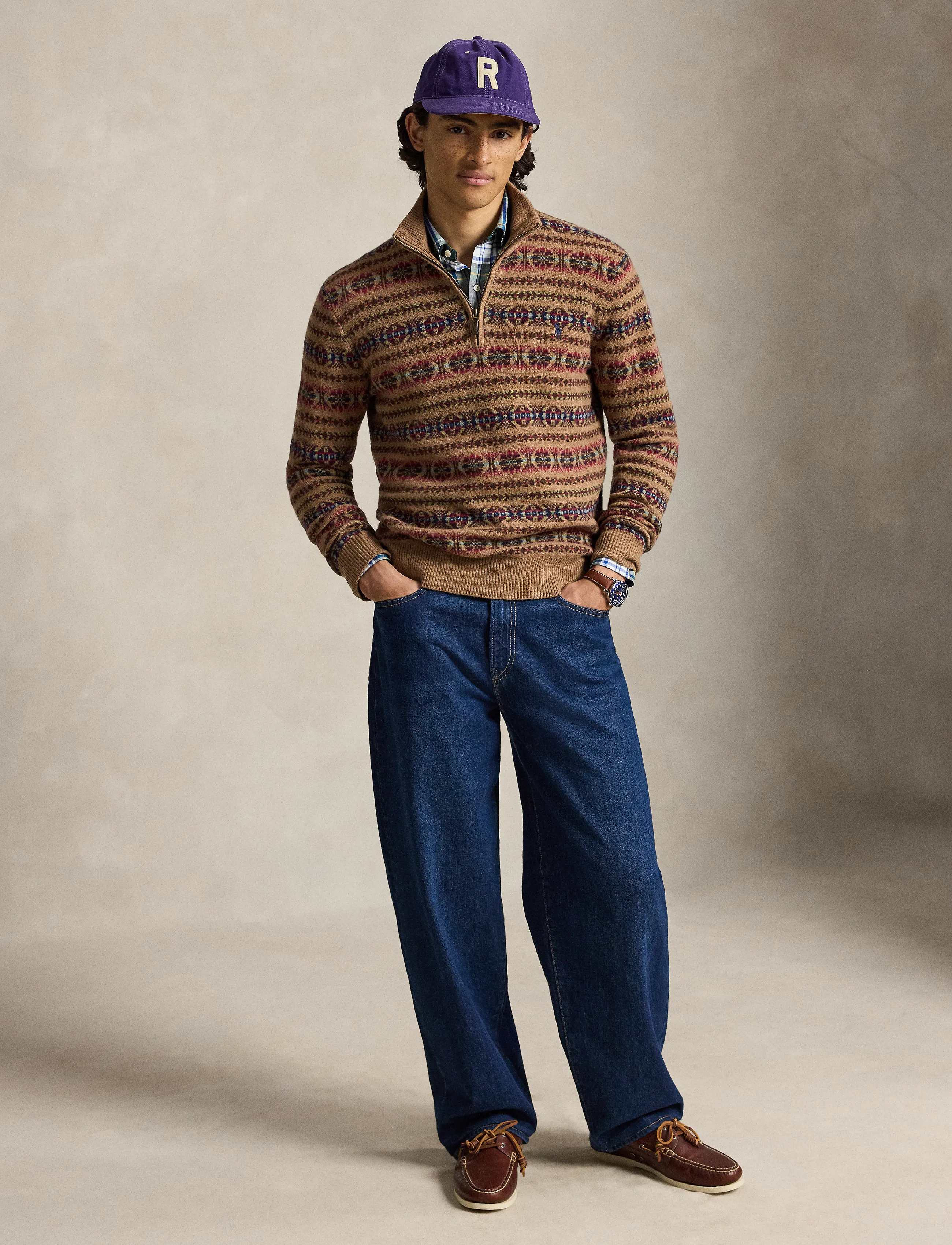 Polo Ralph Lauren - Fair Isle Wool Mockneck Sweater - multi combo - 4