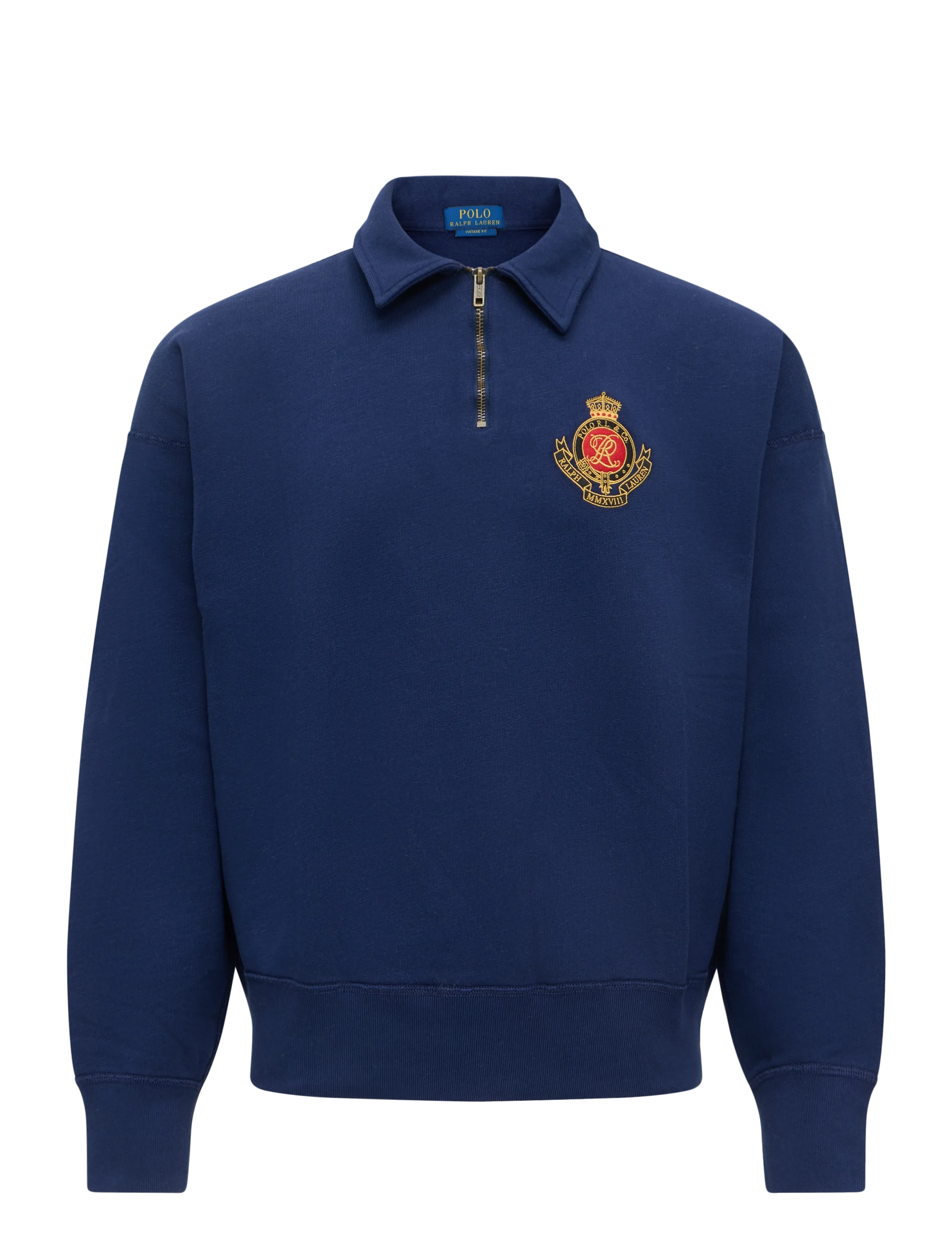 Polo Ralph Lauren - Vintage Fit Crest Sweatshirt - sweatshirts - newport navy - 2