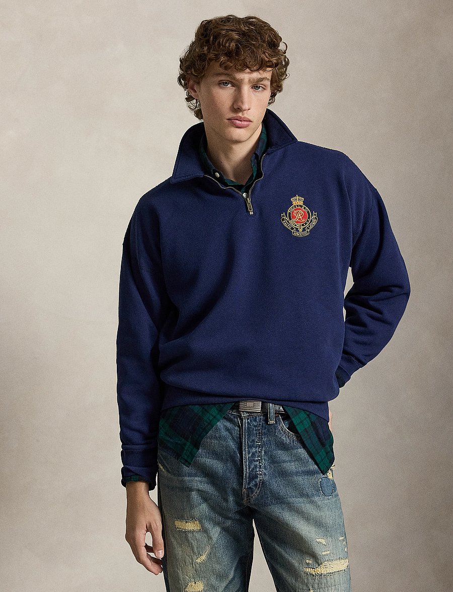 Polo Ralph Lauren - Vintage Fit Crest Sweatshirt - shop by occasion - newport navy - 1