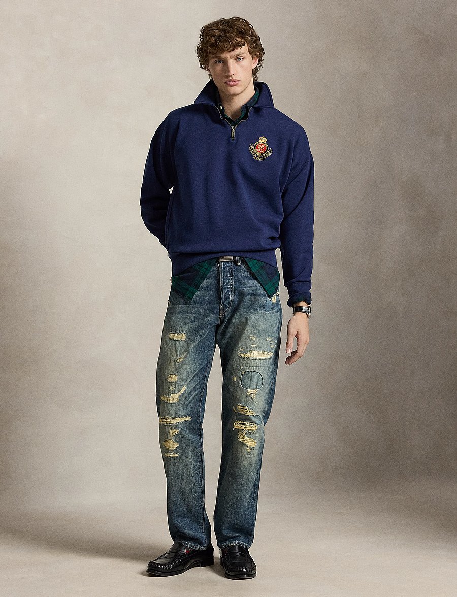 Polo Ralph Lauren - Vintage Fit Crest Sweatshirt - shop by occasion - newport navy - 5