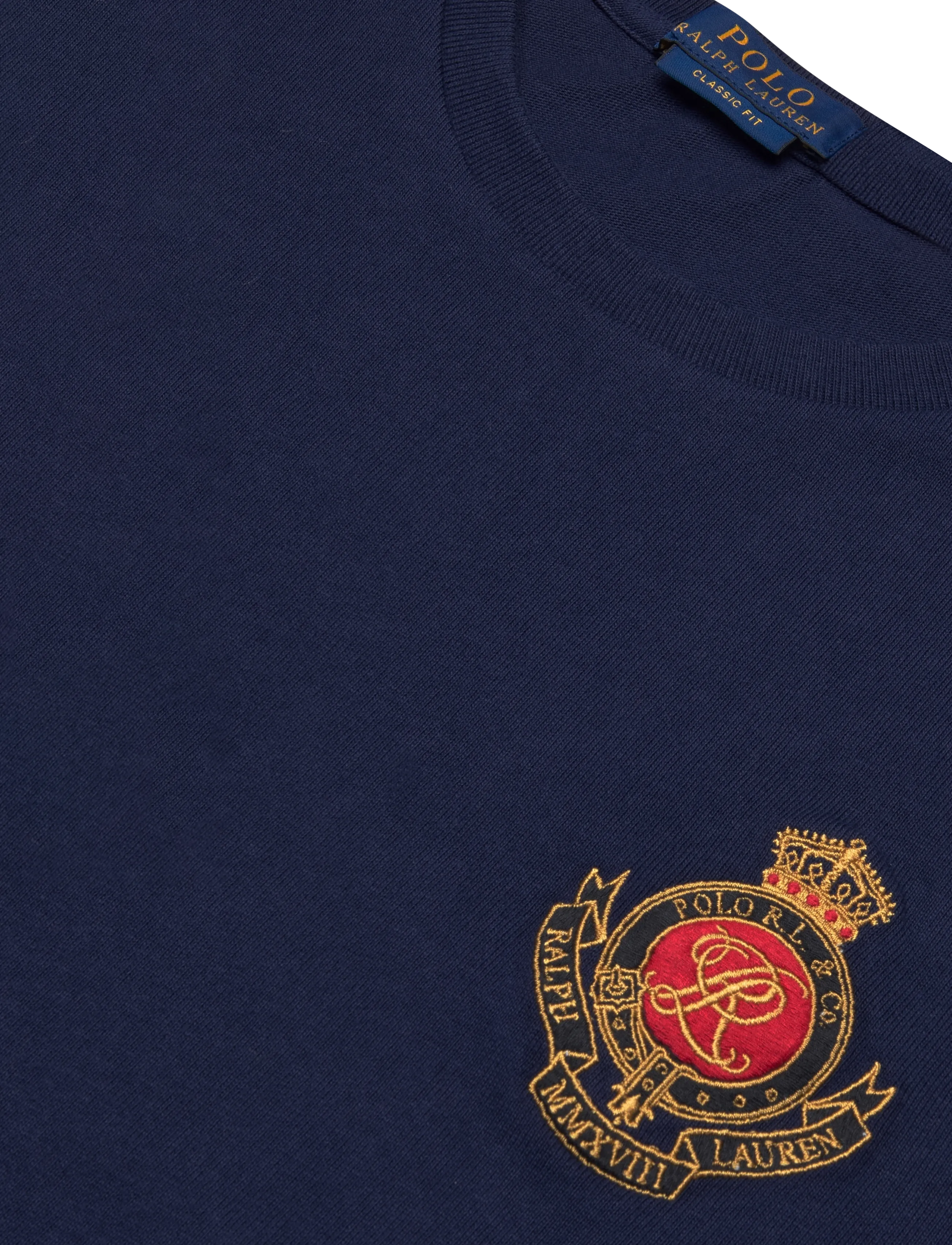 Polo Ralph Lauren - Classic Fit Crest Jersey T-Shirt - kurzärmelige t-shirts - newport navy - 2