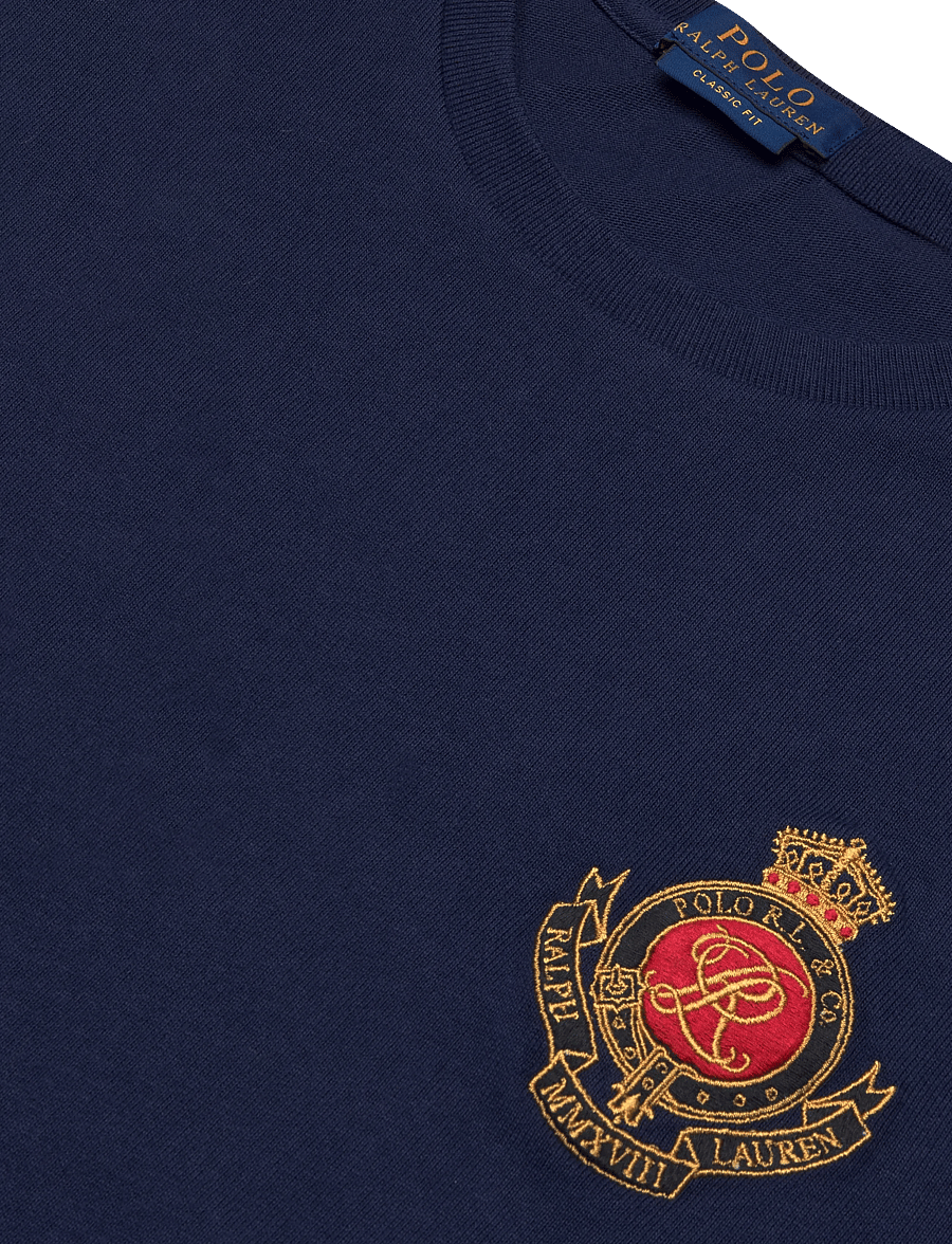 Polo Ralph Lauren - Classic Fit Crest Jersey T-Shirt - kurzärmelige t-shirts - newport navy - 2