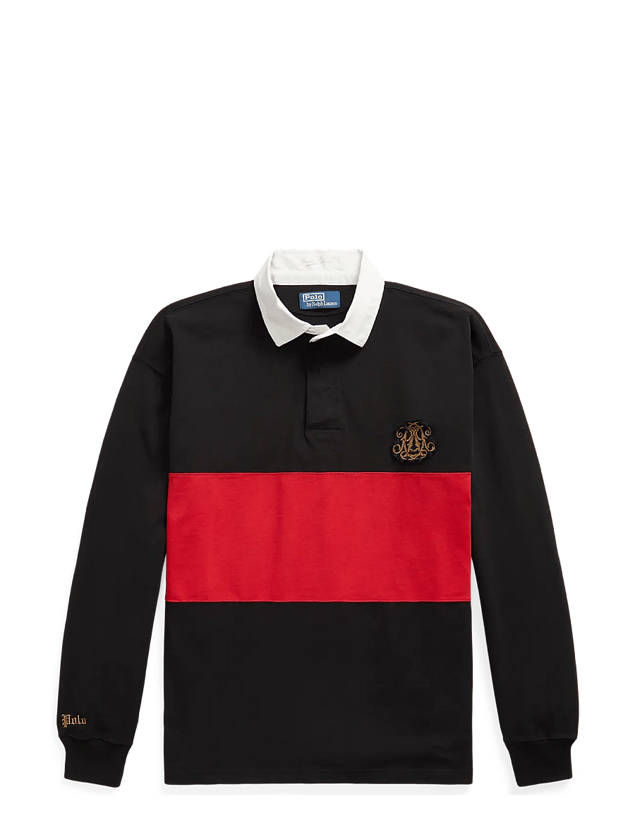 Polo Ralph Lauren - Vintage Fit Jersey Rugby Shirt - pikkade varrukatega polod - polo black multi - 0