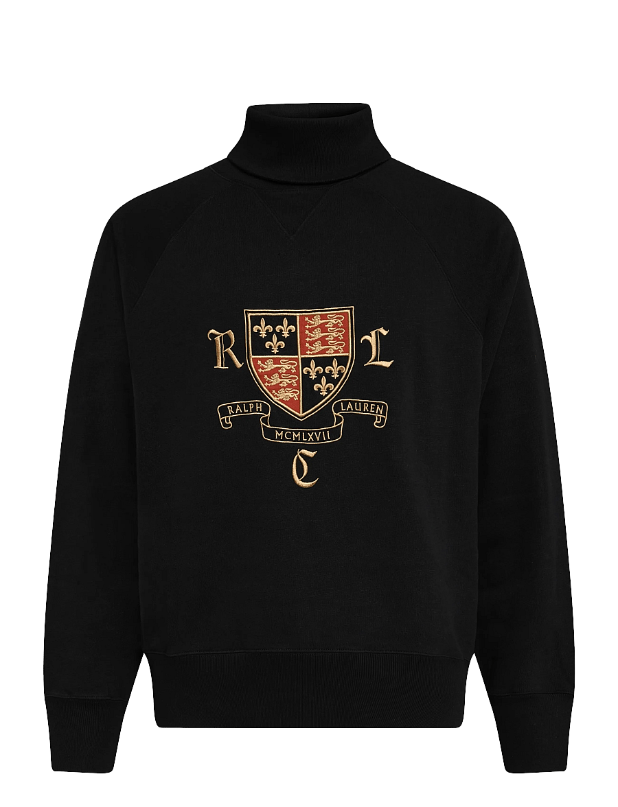Polo Ralph Lauren - Vintage Fit Turtleneck Sweatshirt - turtlenecks - polo black - 0
