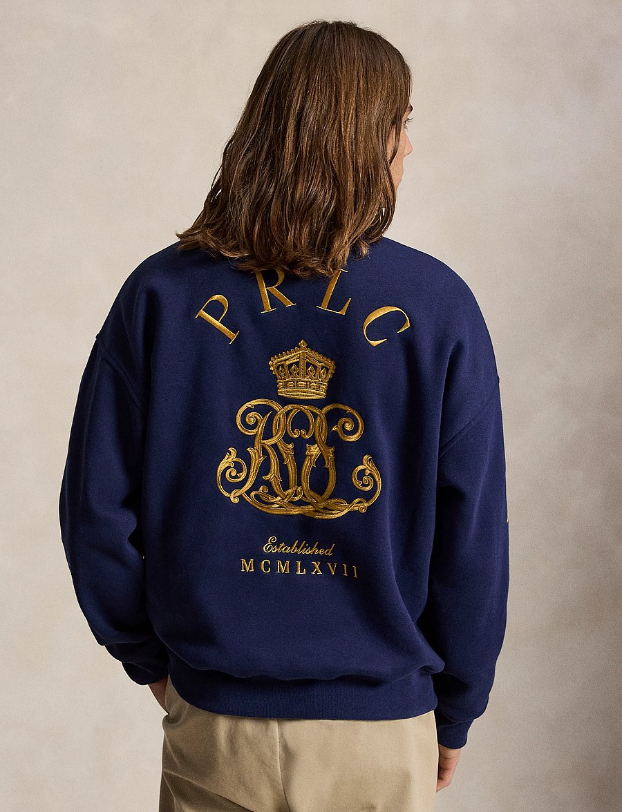 Polo Ralph Lauren - Relaxed Fit Big Pony Collared Sweatshirt - shop by occasion - newport navy - 3