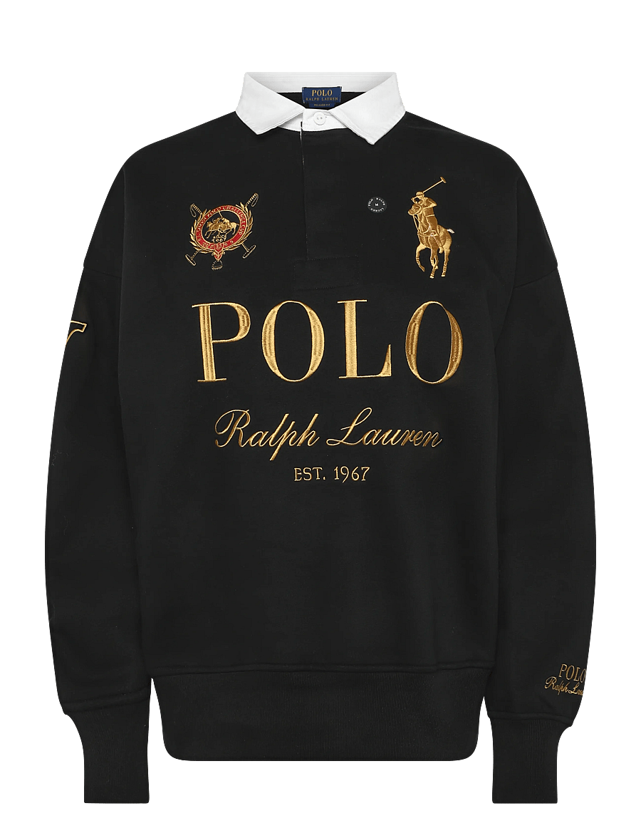 Polo Ralph Lauren - Relaxed Fit Big Pony Rugby Sweatshirt - fleece-pullover - polo black - 1