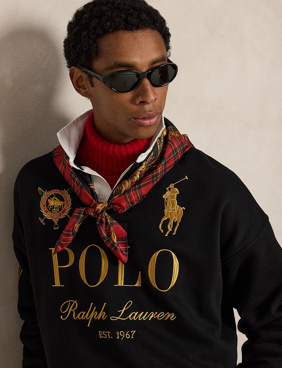 Polo Ralph Lauren - Relaxed Fit Big Pony Rugby Sweatshirt - fleece-pullover - polo black - 4