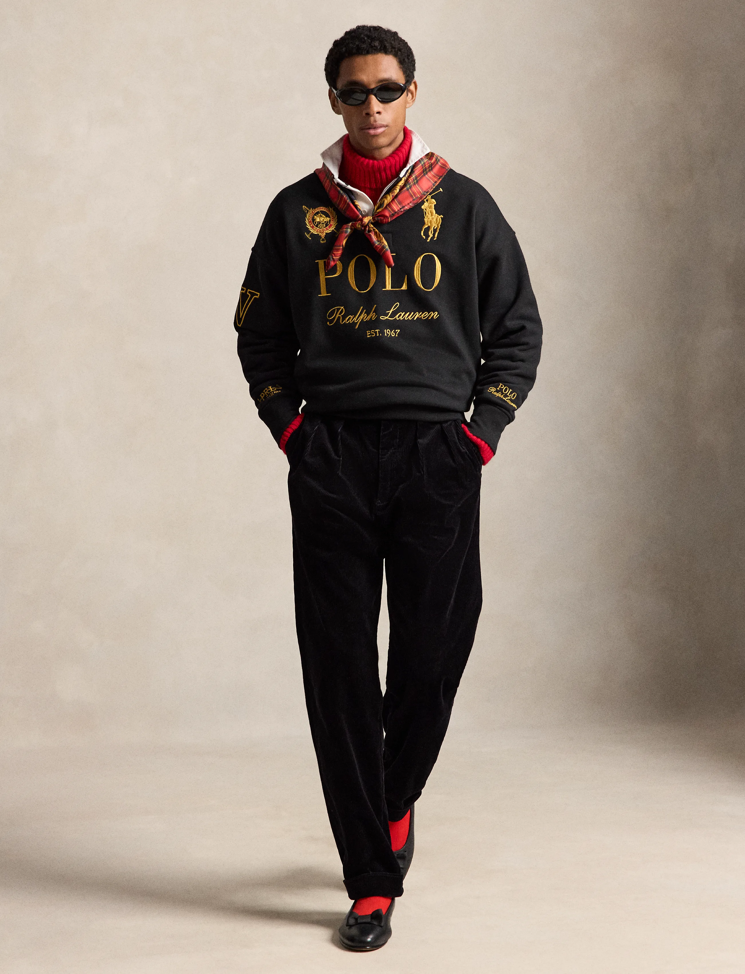 Polo Ralph Lauren - Relaxed Fit Big Pony Rugby Sweatshirt - polo black - 5