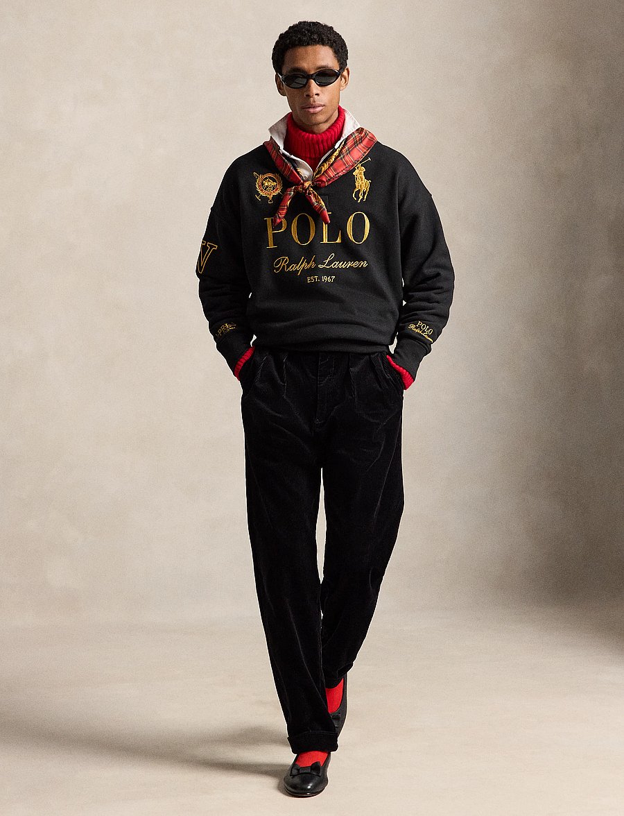 Polo Ralph Lauren - Relaxed Fit Big Pony Rugby Sweatshirt - fleece-pullover - polo black - 5