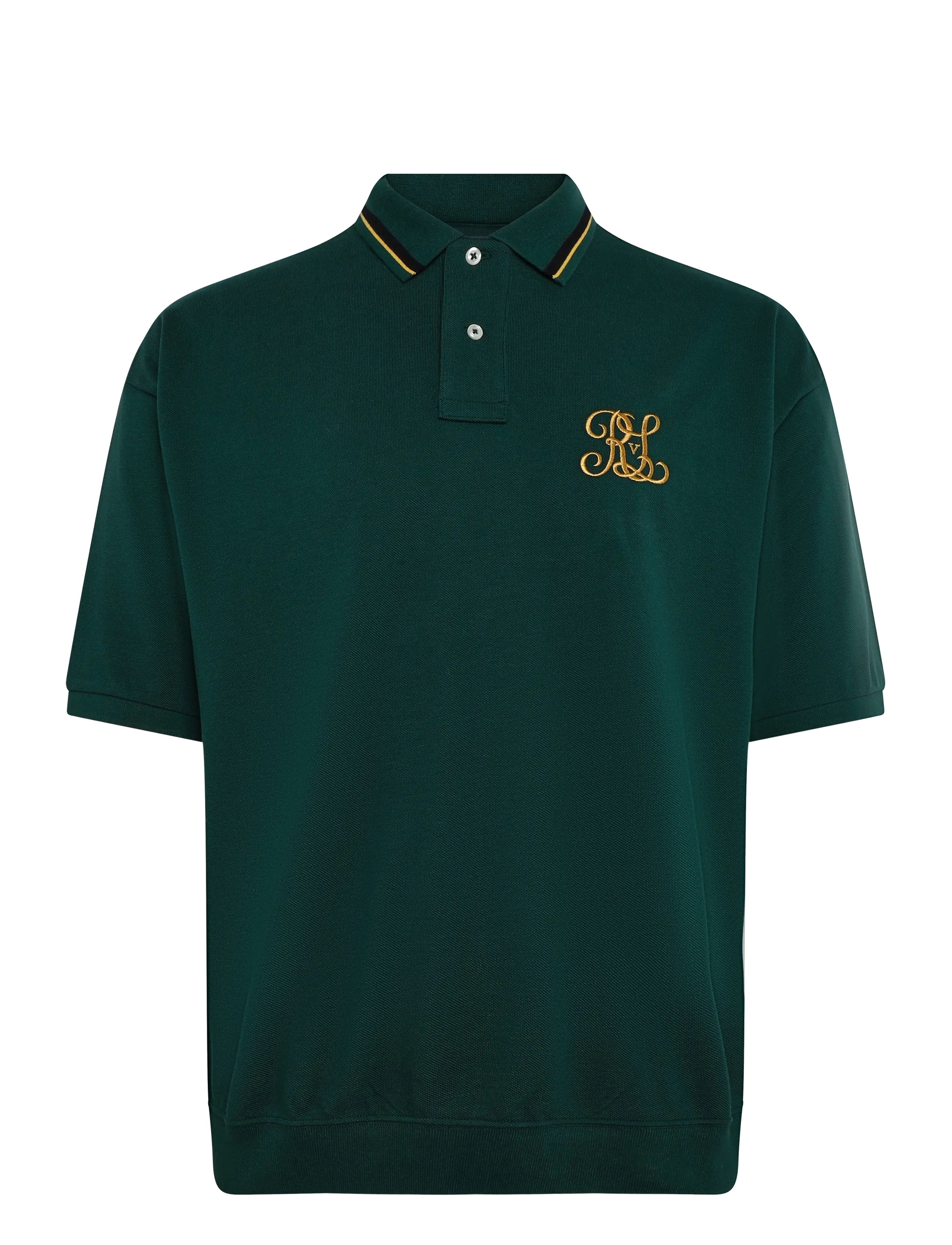 Polo Ralph Lauren Relaxed Fit Crest Mesh Polo Shirt - Pikéer - MOSS AGATE / green