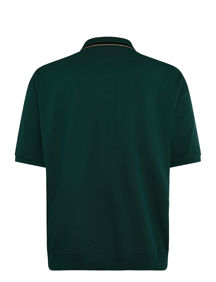 Polo Ralph Lauren - Relaxed Fit Crest Mesh Polo Shirt - stutterma pólóbolir - moss agate - 2