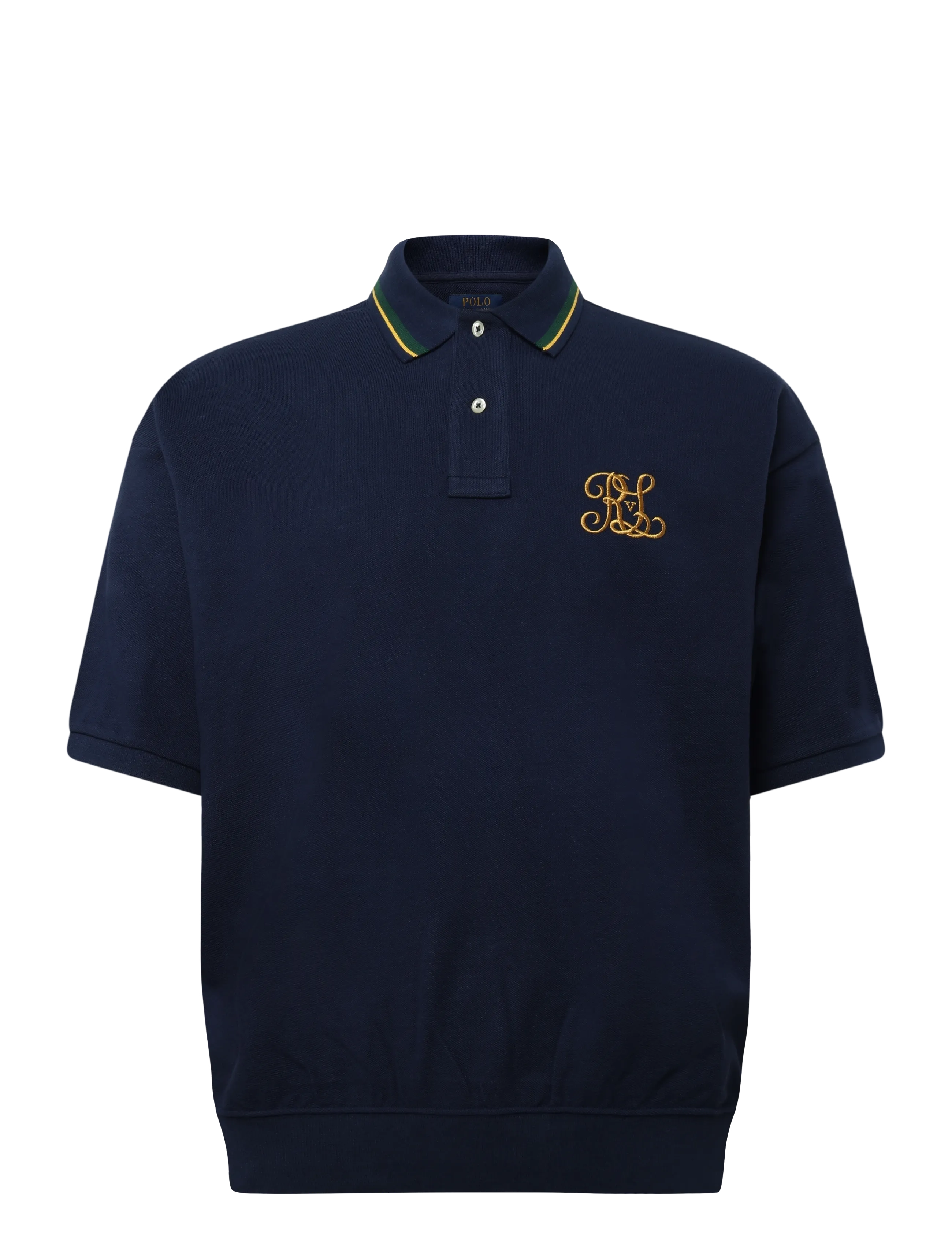 Polo Ralph Lauren Relaxed Fit Crest Mesh Polo Shirt - Shop efter anledning - NEWPORT NAVY / navy