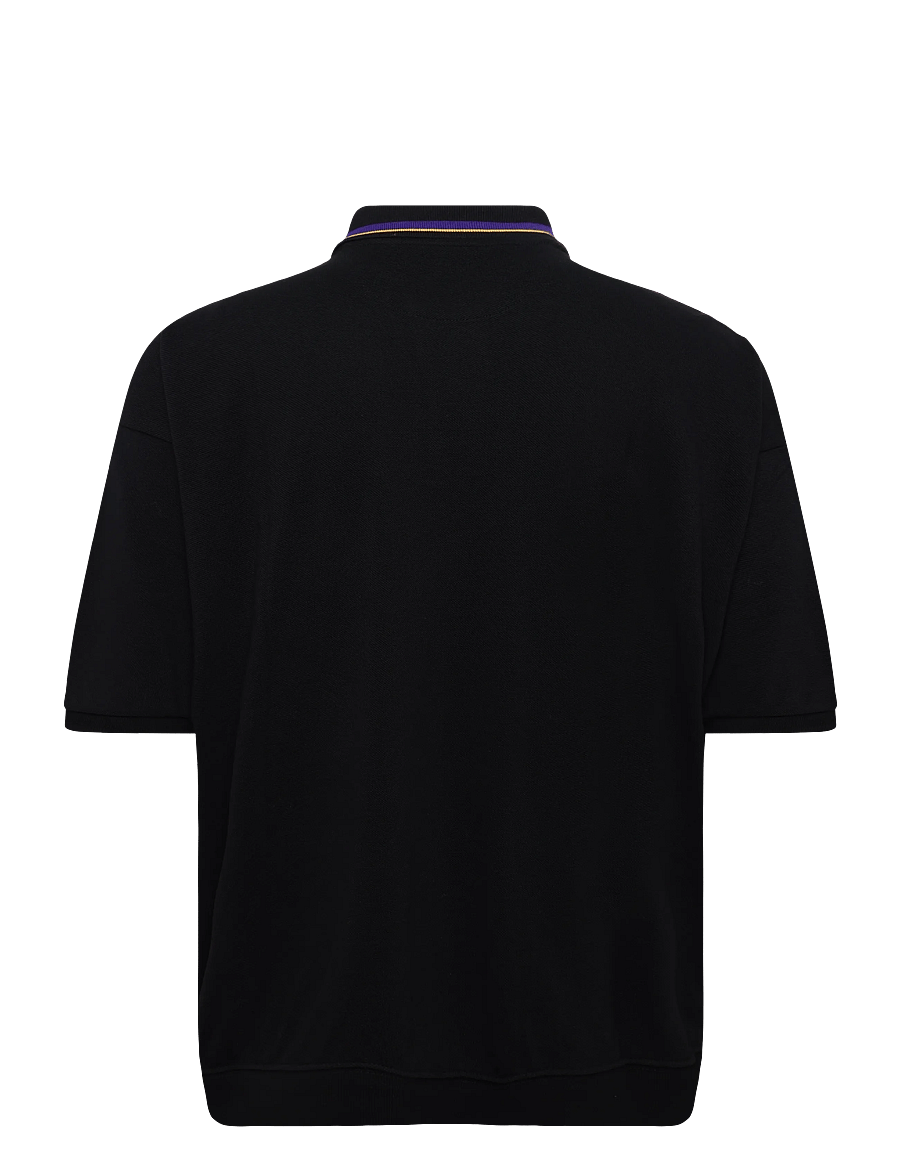 Polo Ralph Lauren - Relaxed Fit Crest Mesh Polo Shirt - kortärmade pikéer - polo black - 1