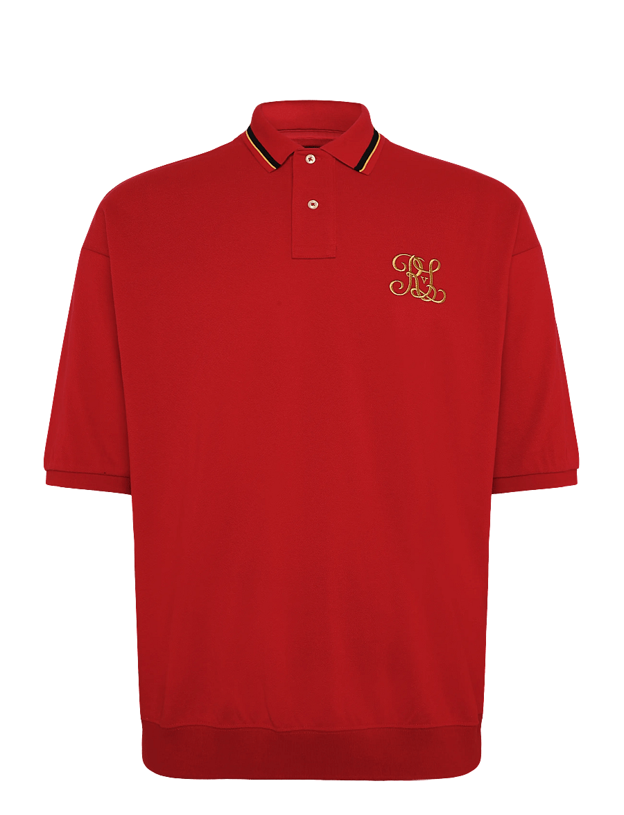 Polo Ralph Lauren - Relaxed Fit Crest Mesh Polo Shirt - kortærmede poloer - rl 2000 red - 0