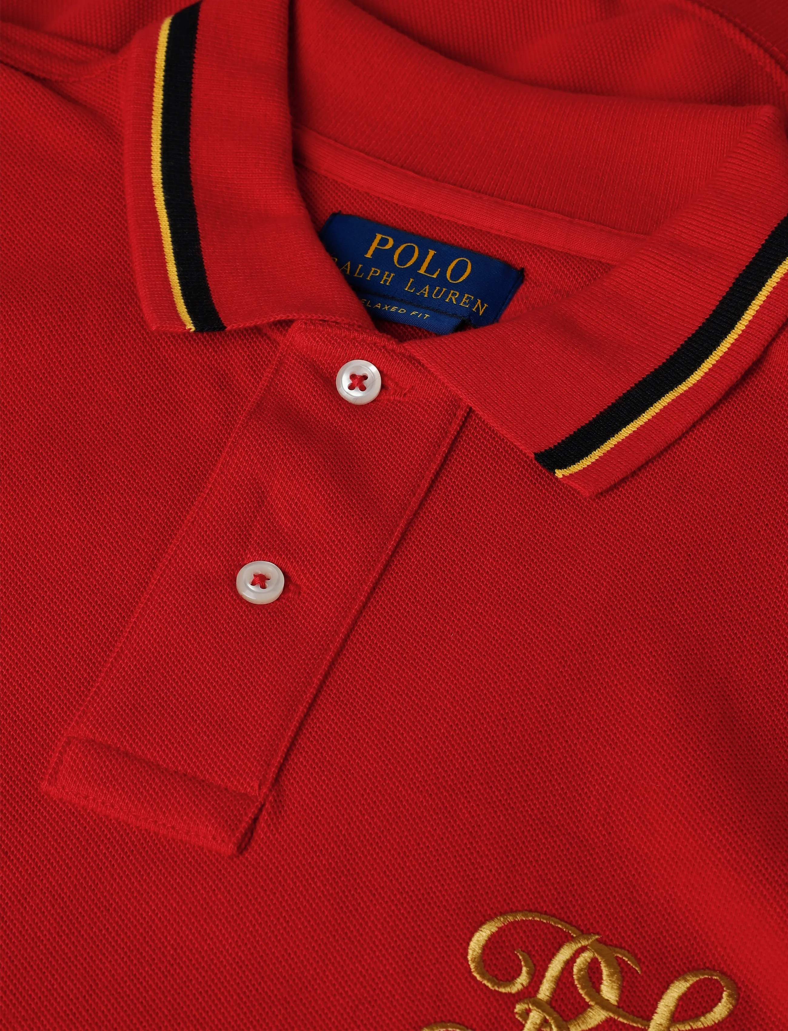 Polo Ralph Lauren - Relaxed Fit Crest Mesh Polo Shirt - kortærmede poloer - rl 2000 red - 2
