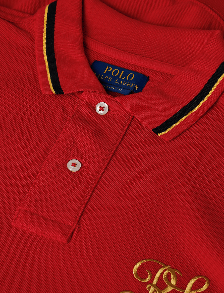 Polo Ralph Lauren - Relaxed Fit Crest Mesh Polo Shirt - kortærmede poloer - rl 2000 red - 2