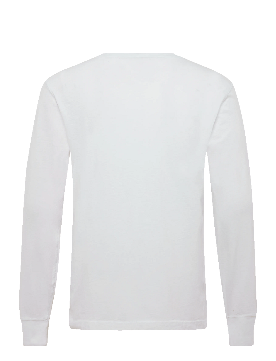 Polo Ralph Lauren - 30/1 SLUB JERSEY-KNT-T-SHIRT - langärmelige t-shirts - white - 1