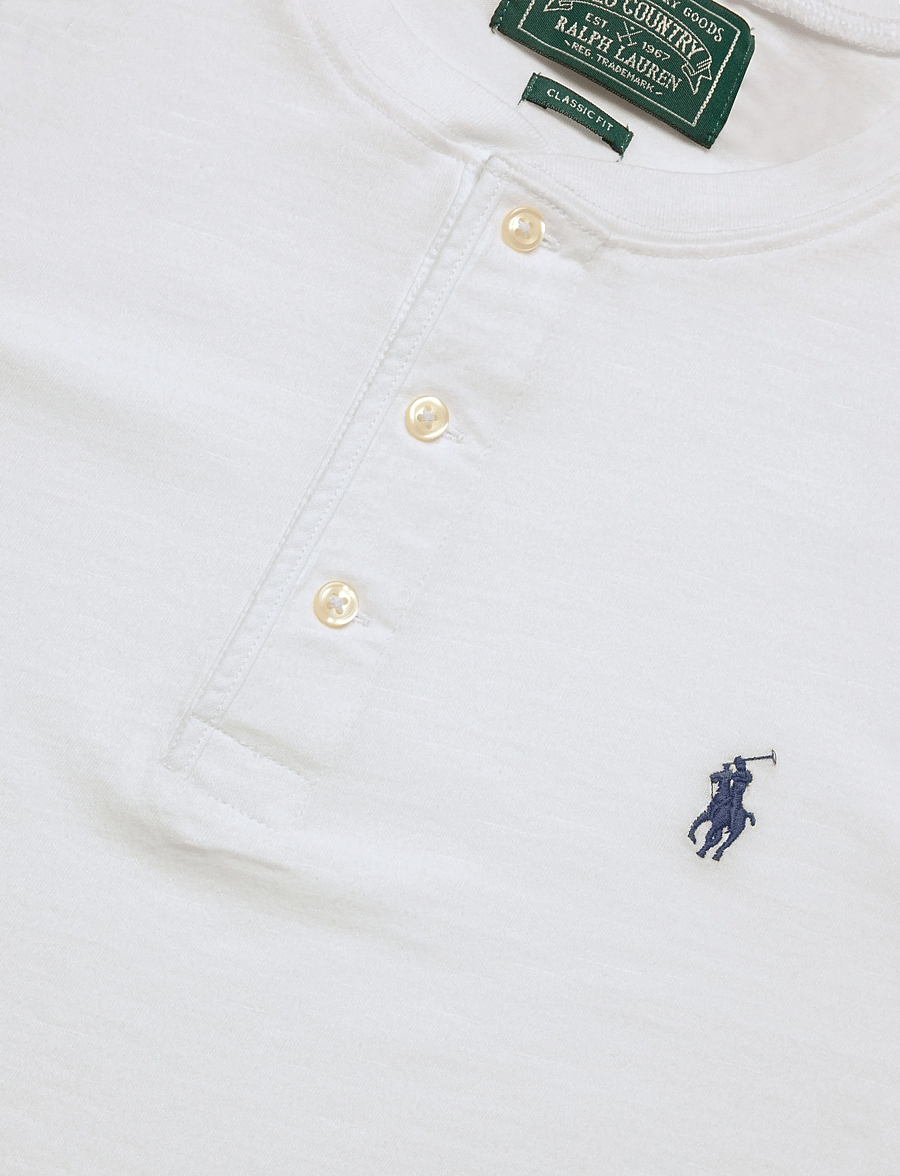 Polo Ralph Lauren - 30/1 SLUB JERSEY-KNT-T-SHIRT - langärmelige t-shirts - white - 2