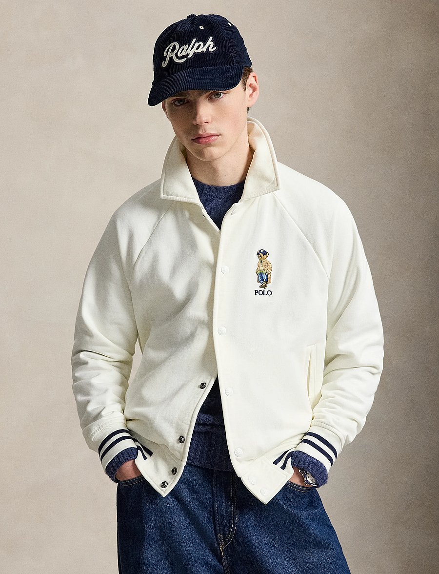 Polo Ralph Lauren - The Bayport Vintage Fit Polo Bear Jacket - collegejakker - trphy crm-hrtg be - 0