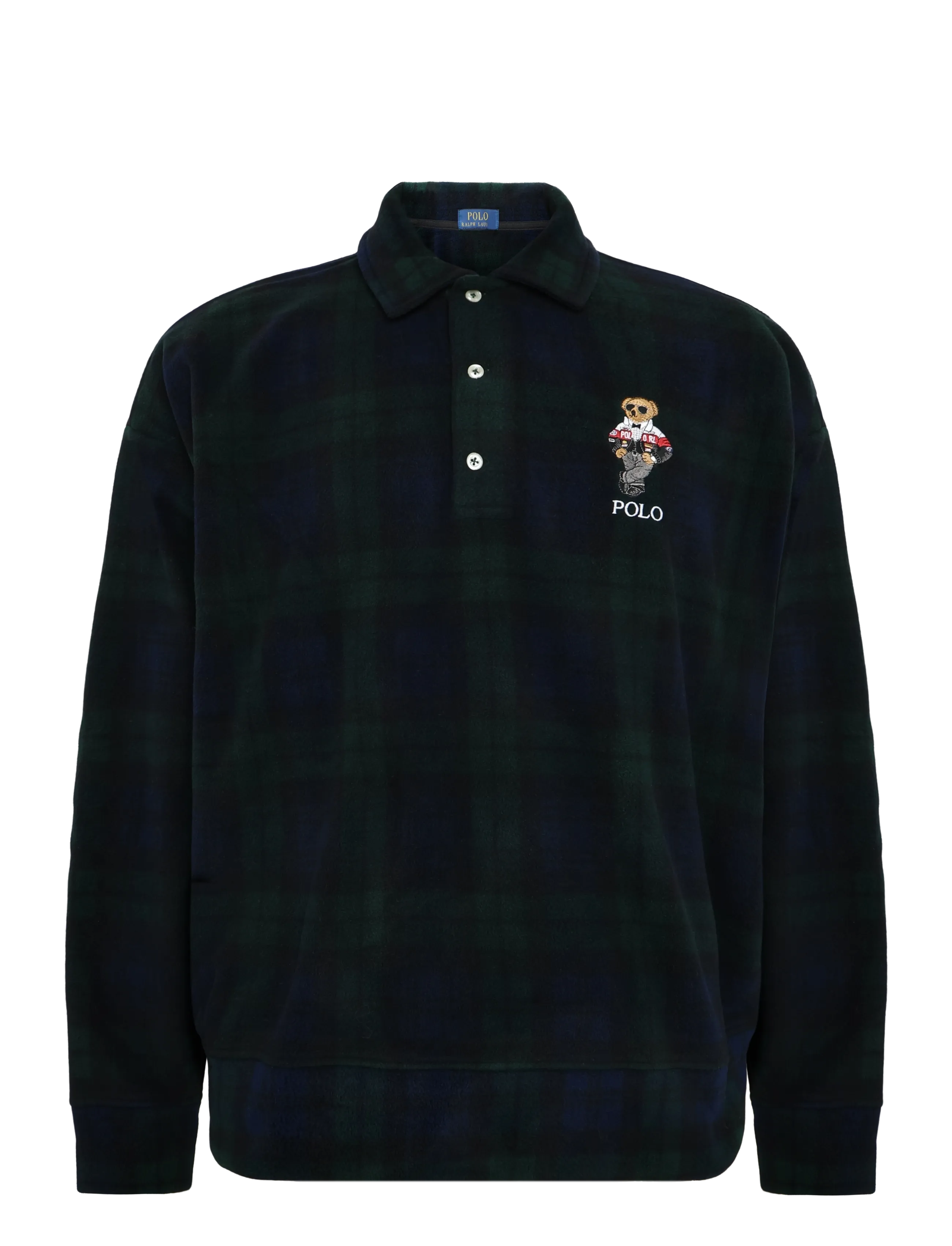 Polo Ralph Lauren - Polo Bear Plaid Fleece Sweatshirt - blackwatch - 1