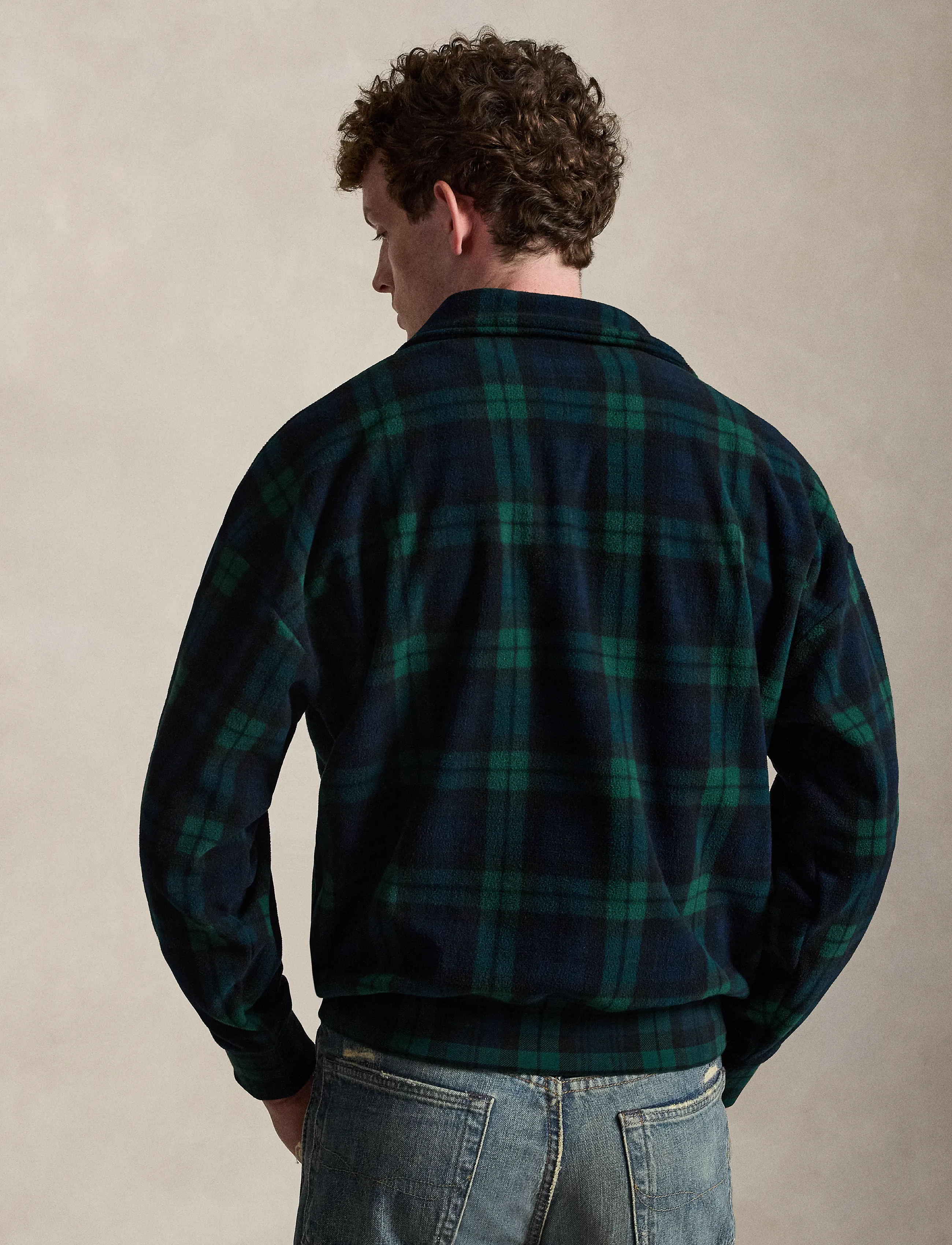 Polo Ralph Lauren - Polo Bear Plaid Fleece Sweatshirt - blackwatch - 3