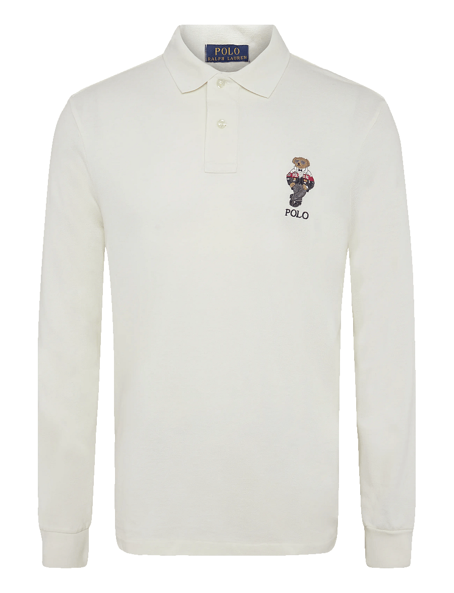 Polo Ralph Lauren - Classic Fit Polo Bear Mesh Polo Shirt - clubhouse cream - 2