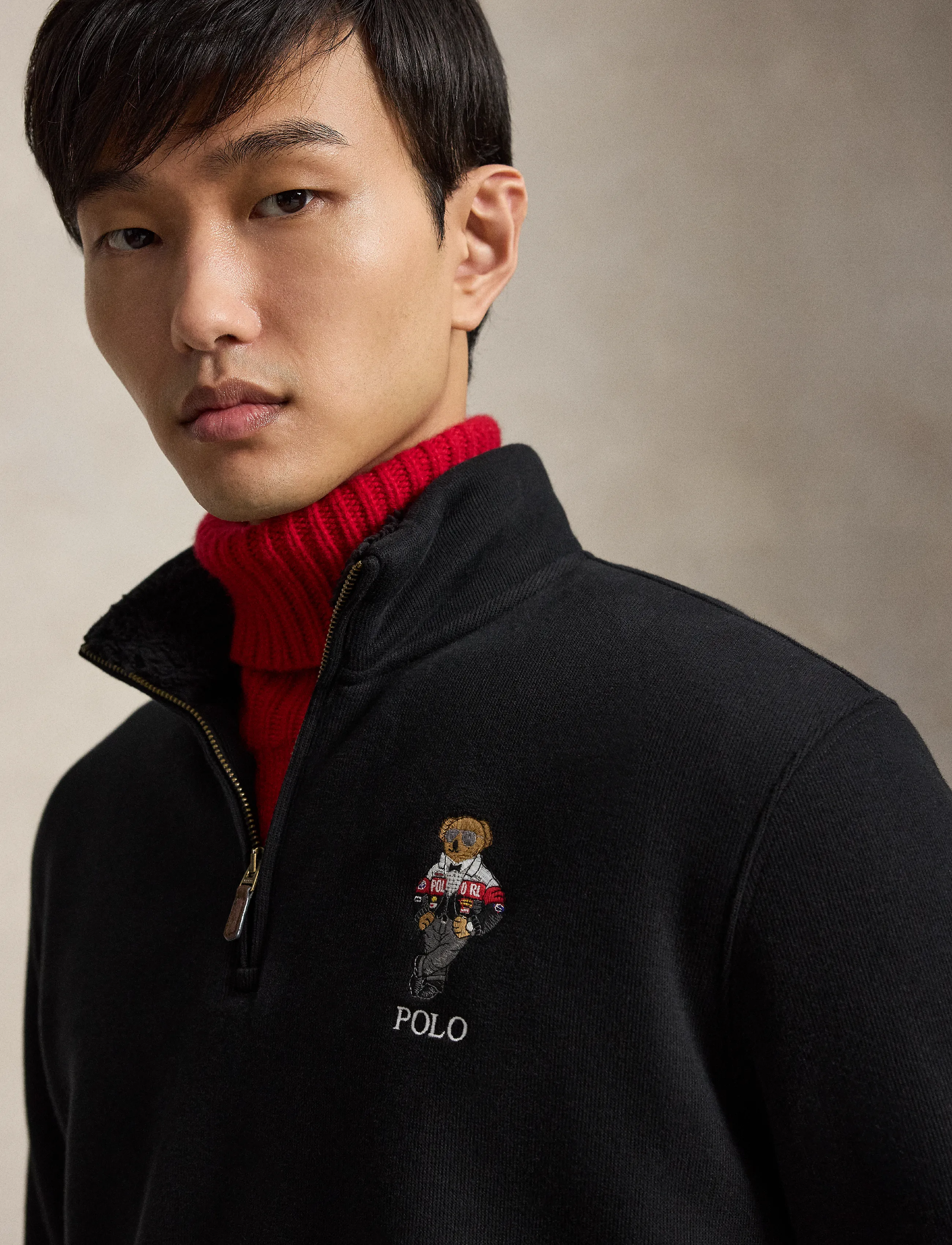 Polo Ralph Lauren - Polo Bear Estate-Rib Pullover - polo black - 3