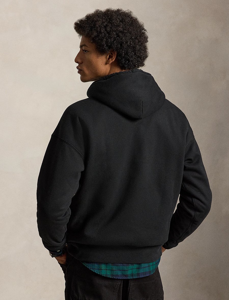 Polo Ralph Lauren - Polo Bear hoodie i fleece - hoodies - polo black - 4