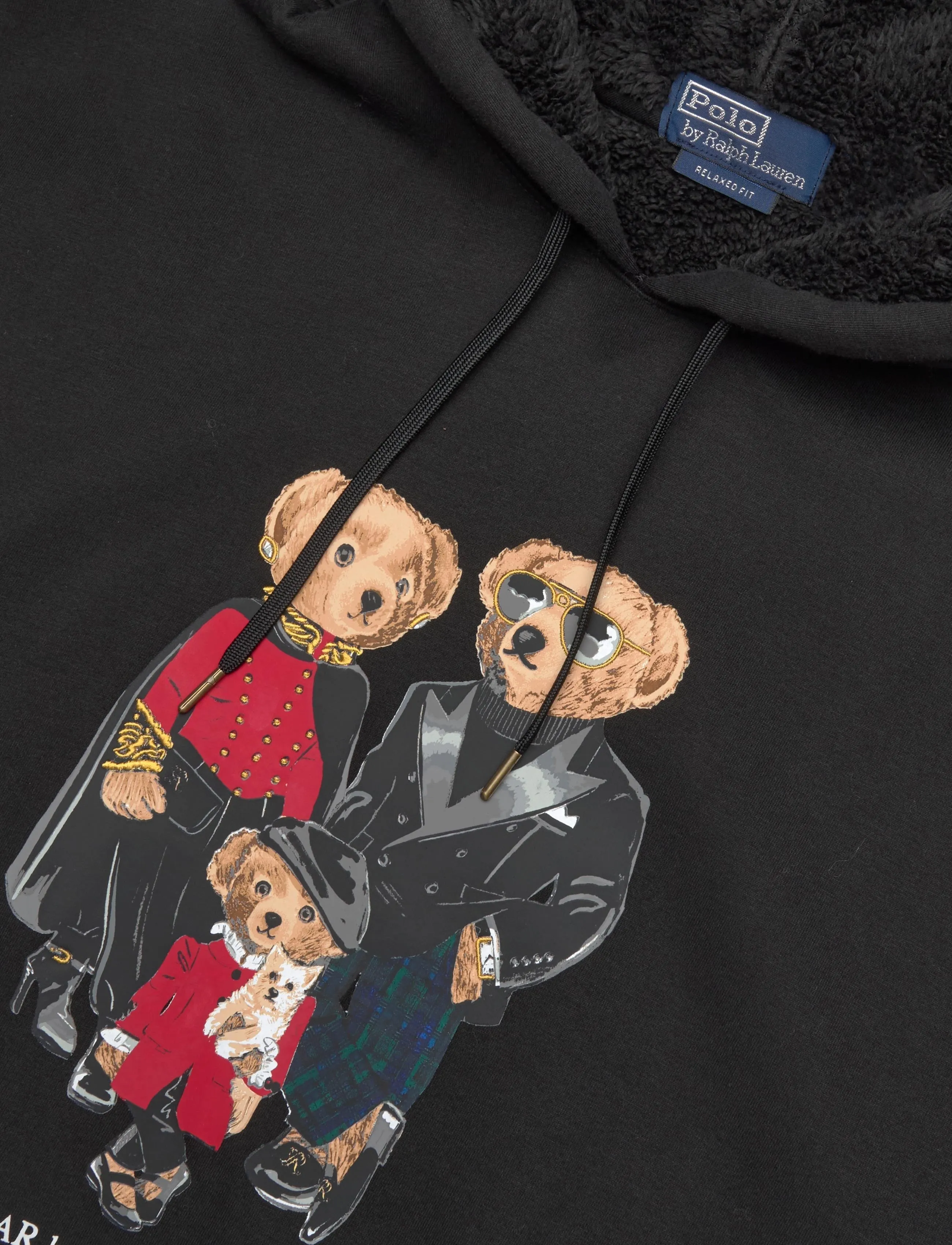 Polo Ralph Lauren - Polo Bears Fleece Hoodie - hupparit - polo black - 2