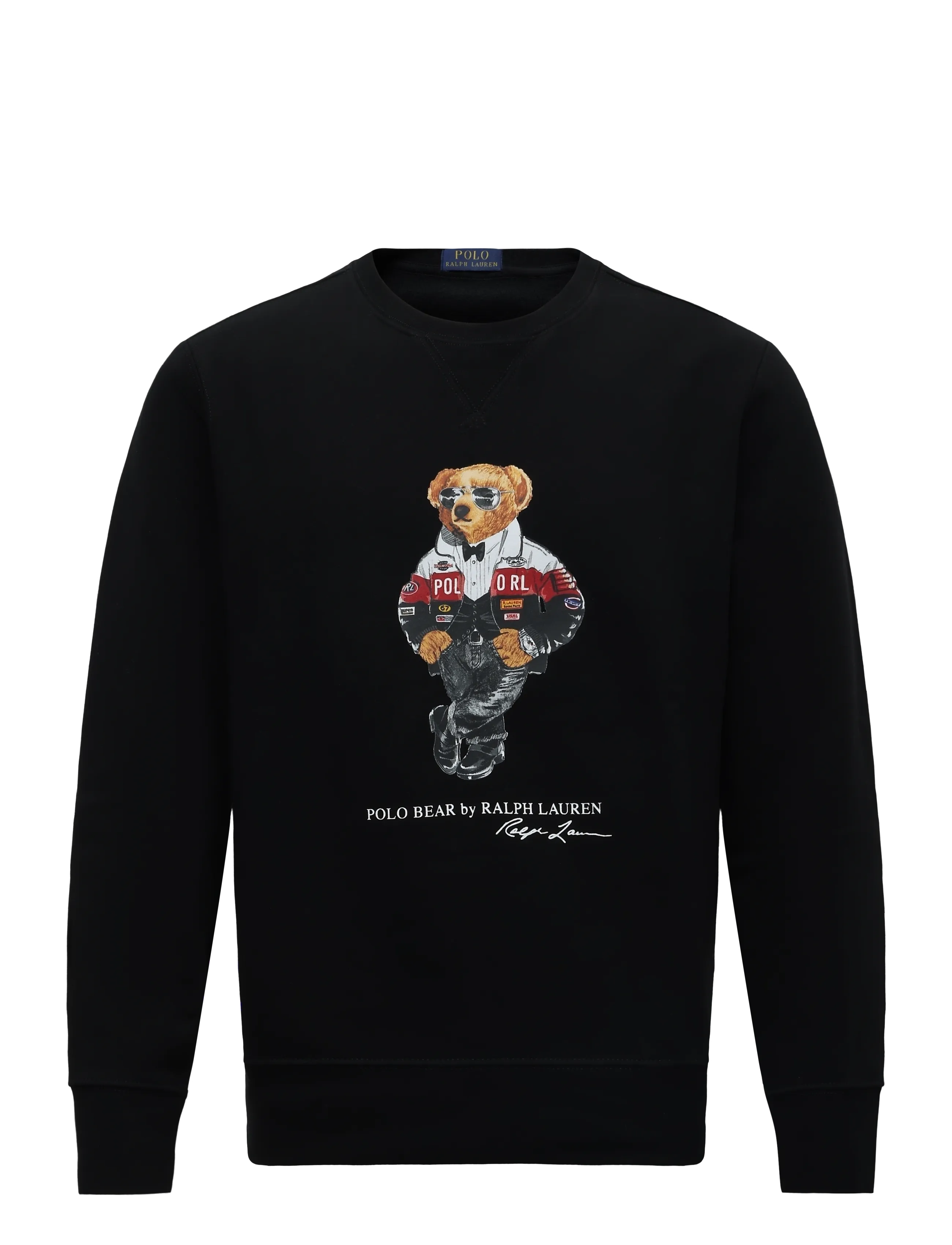 Polo Ralph Lauren Polo Bear Fleece Sweatshirt, Mænd, Polo Bear Fleecetrøje, Sort, Str: L