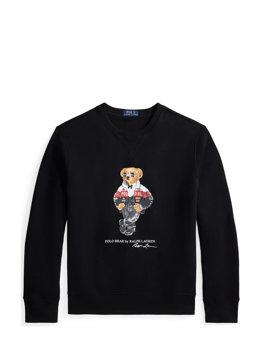 Polo Ralph Lauren - Polo Bear Fleece Sweatshirt - sweatshirts - polo black - 2