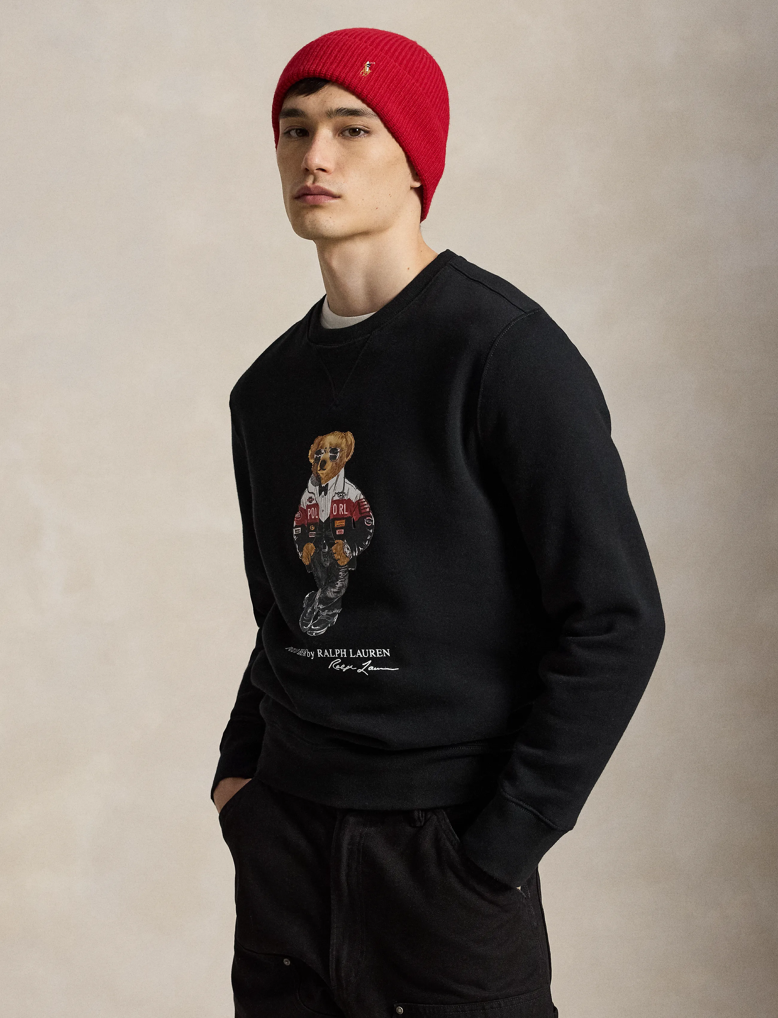 Polo Ralph Lauren Polo Bear Fleece Sweatshirt - Neue Mode - POLO BLACK / black