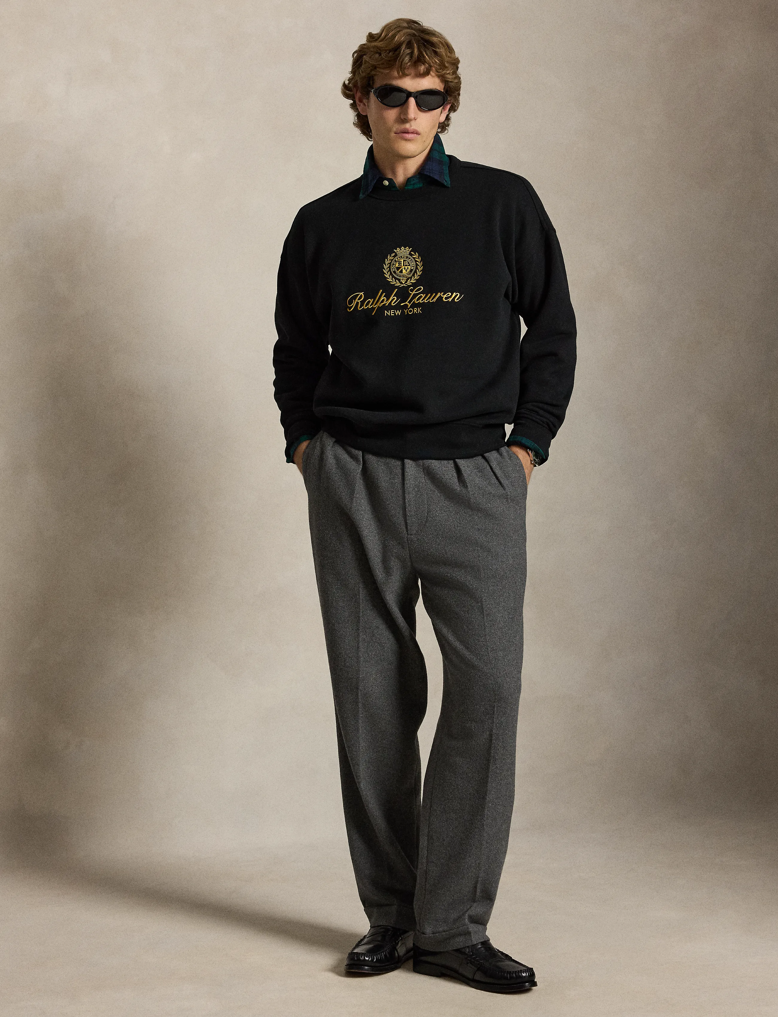 Polo Ralph Lauren - The RL Fleece Relaxed Fit Sweatshirt - sweatshirts - polo black - 4