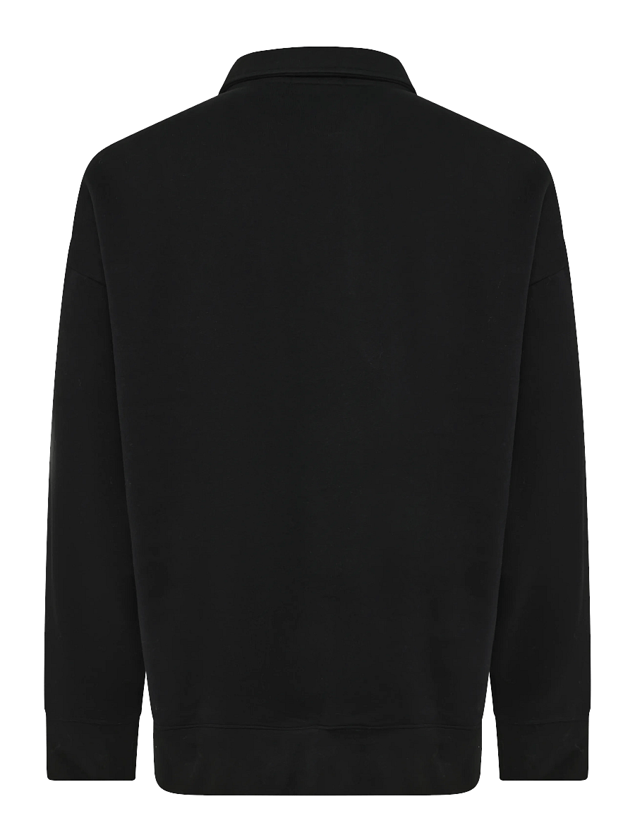 Polo Ralph Lauren - The RL Fleece Relaxed Crest Sweatshirt - poloer i strik med lange ærmer - polo black - 1