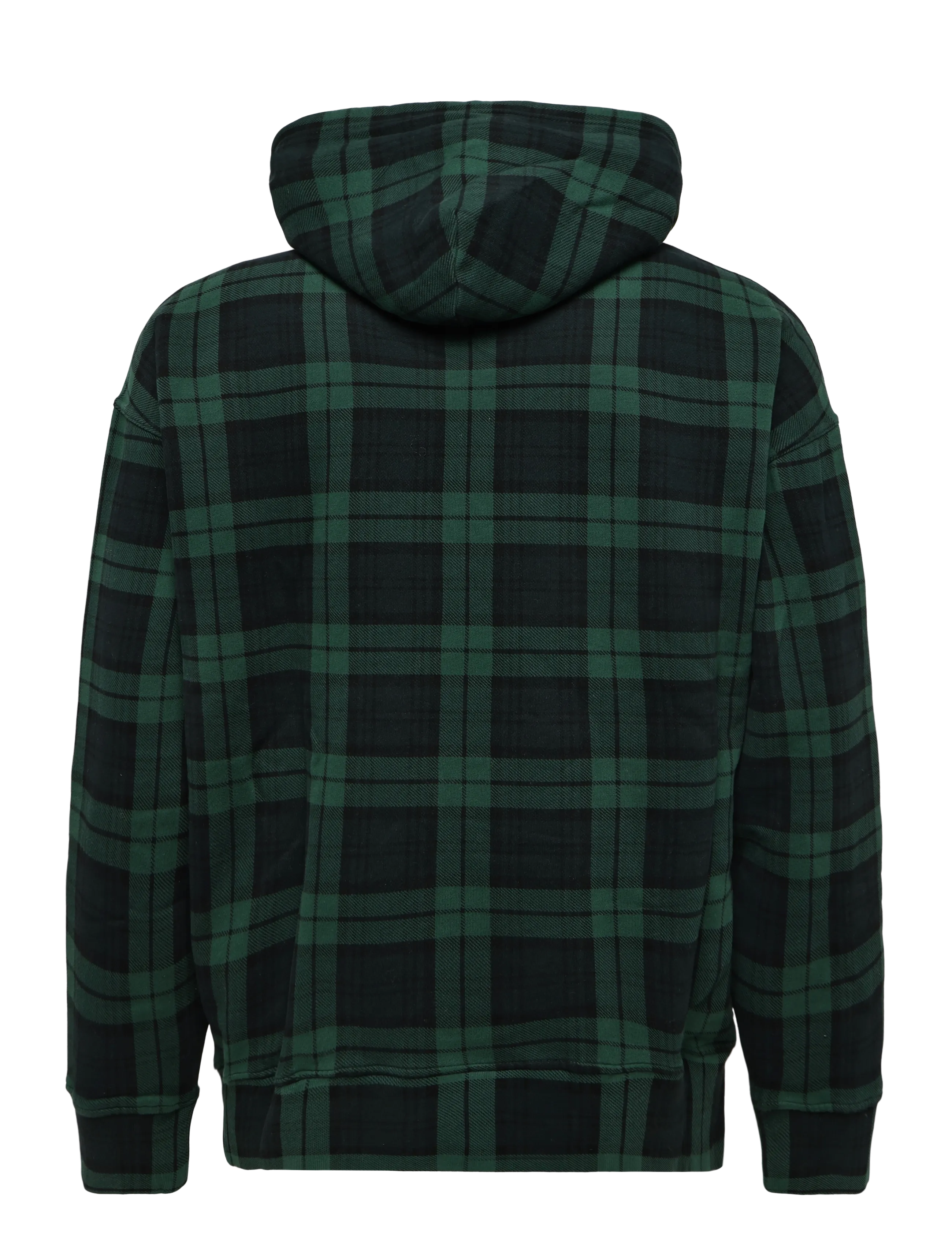 Polo Ralph Lauren - Relaxed Fit Crest-Embroidered Hoodie - blackwatch plaid - 1