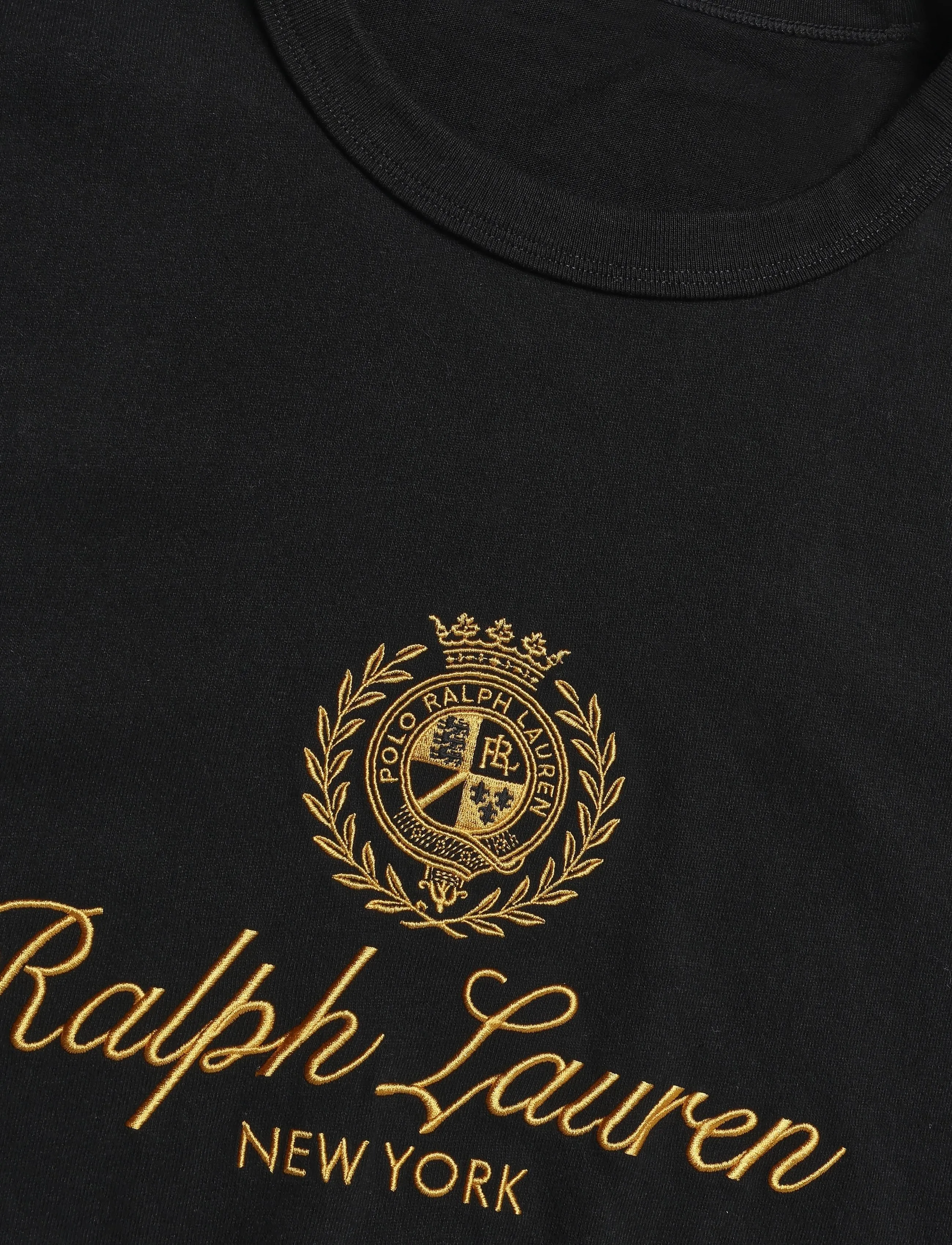 Polo Ralph Lauren - Relaxed Fit Crest-Embroidered T-Shirt - polo black - 2