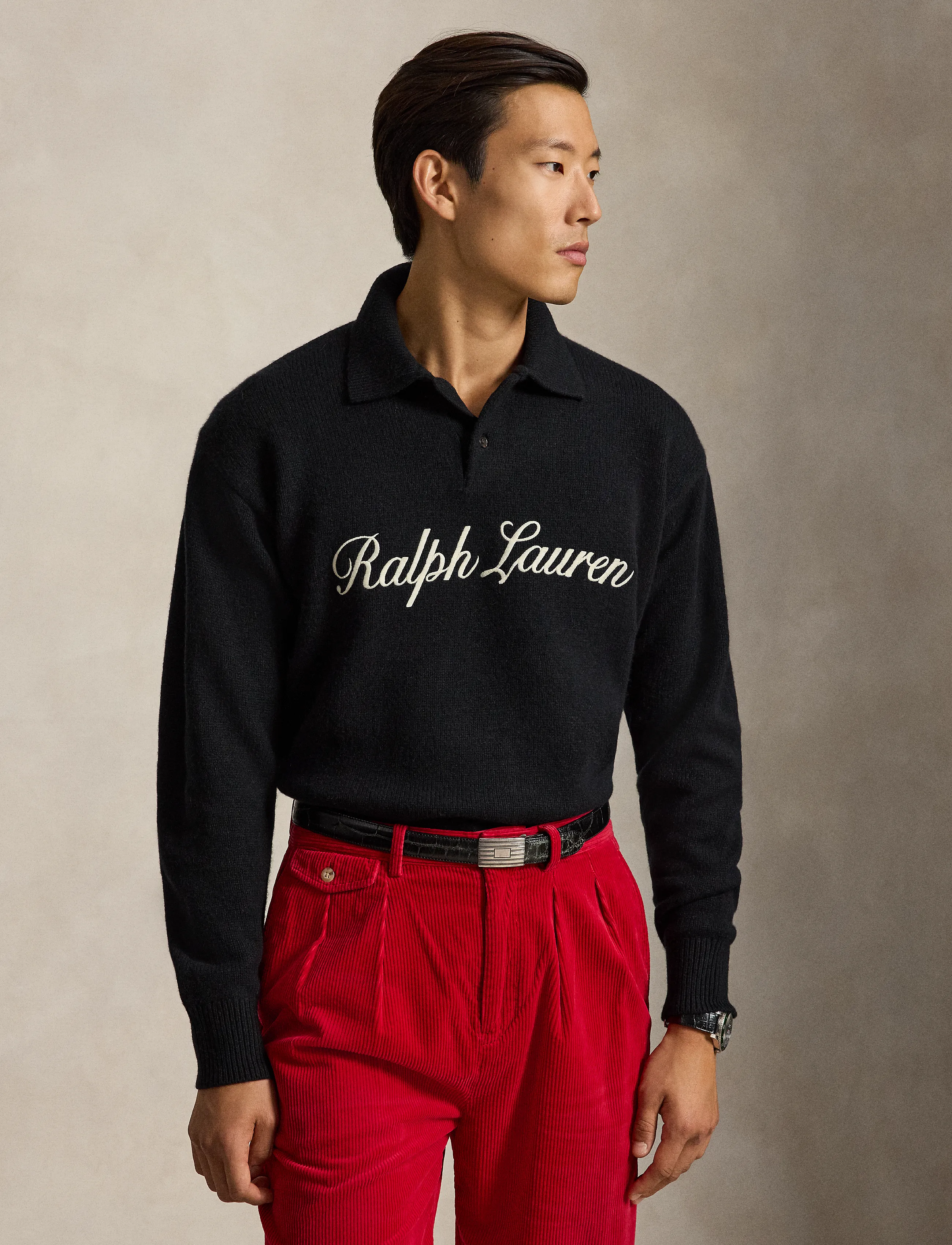Polo Ralph Lauren - Relaxed Fit Logo Wool-Blend Sweater - polo black - 5