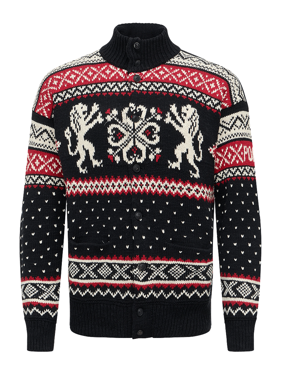 Polo Ralph Lauren - Relaxed Fit Cotton-Cashmere Cardigan - strickjacken - black combo - 2