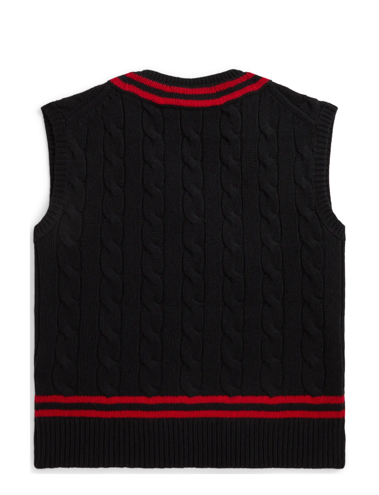 Polo Ralph Lauren - Wool Cricket Sweater Vest - black combo - 1