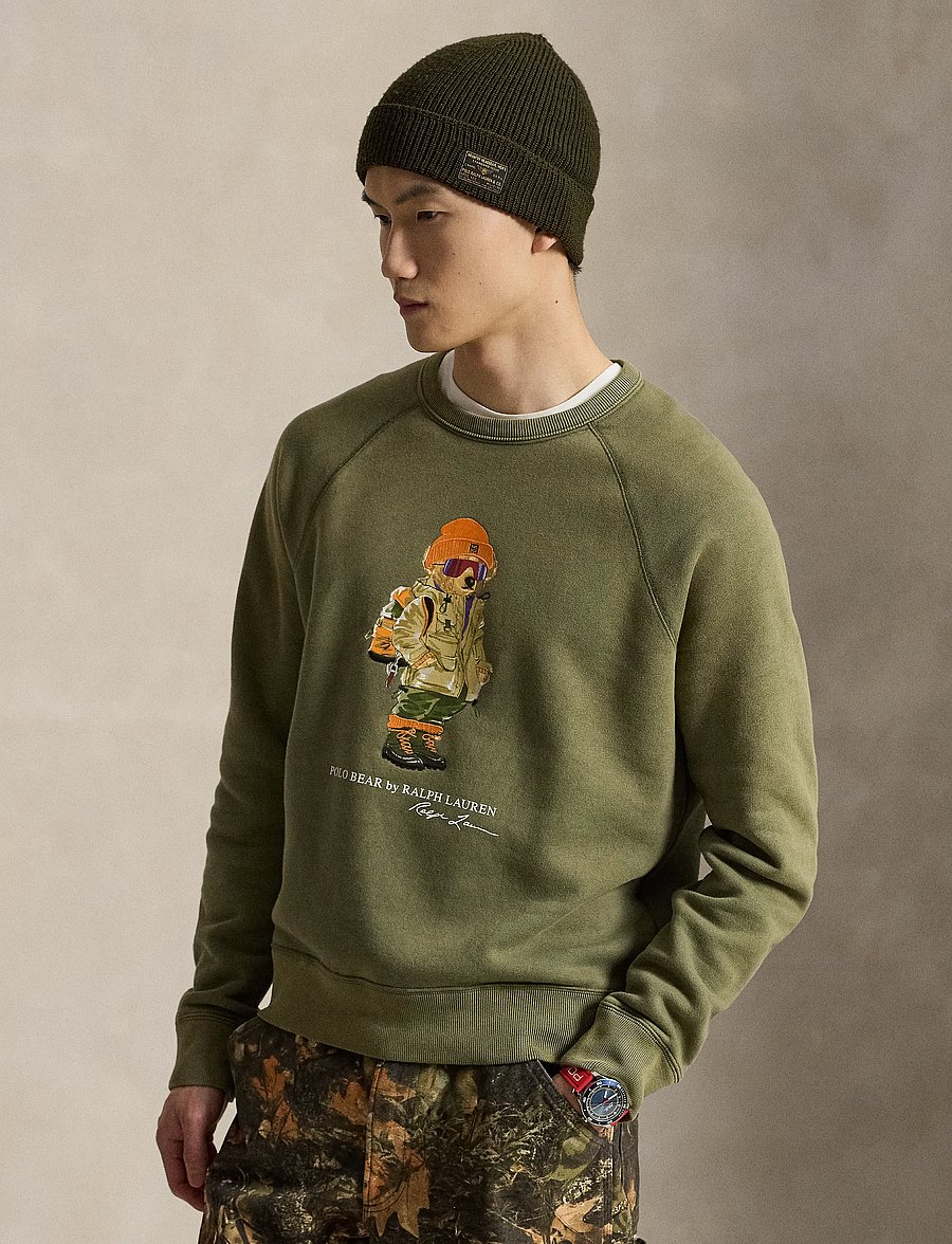 Polo Ralph Lauren - Polo Bear Fleece Sweatshirt - cruise olive - 0