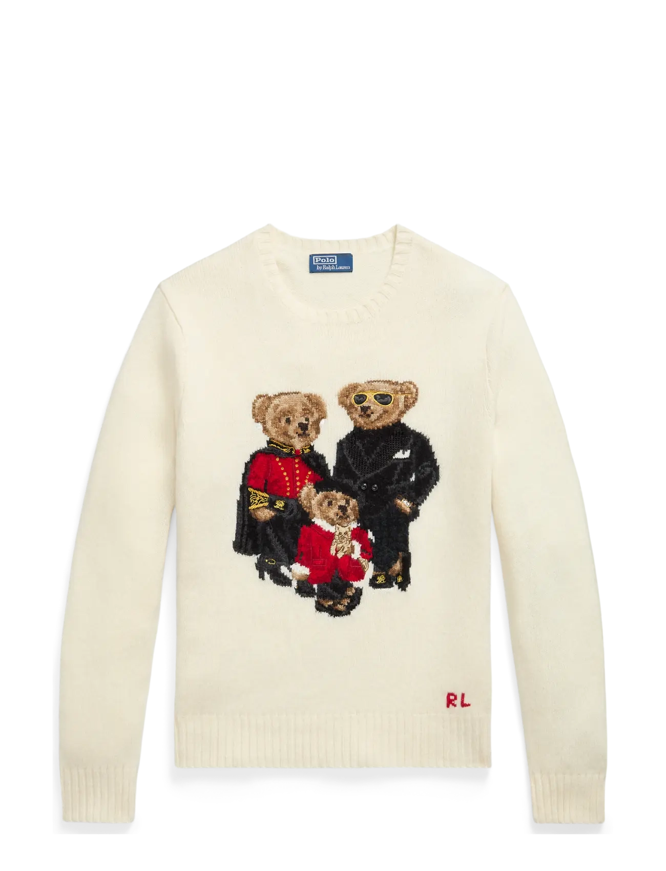 Polo Ralph Lauren Polo Bears Sweater - Ümara kaelusega - AUTHENTIC CREAM / cream