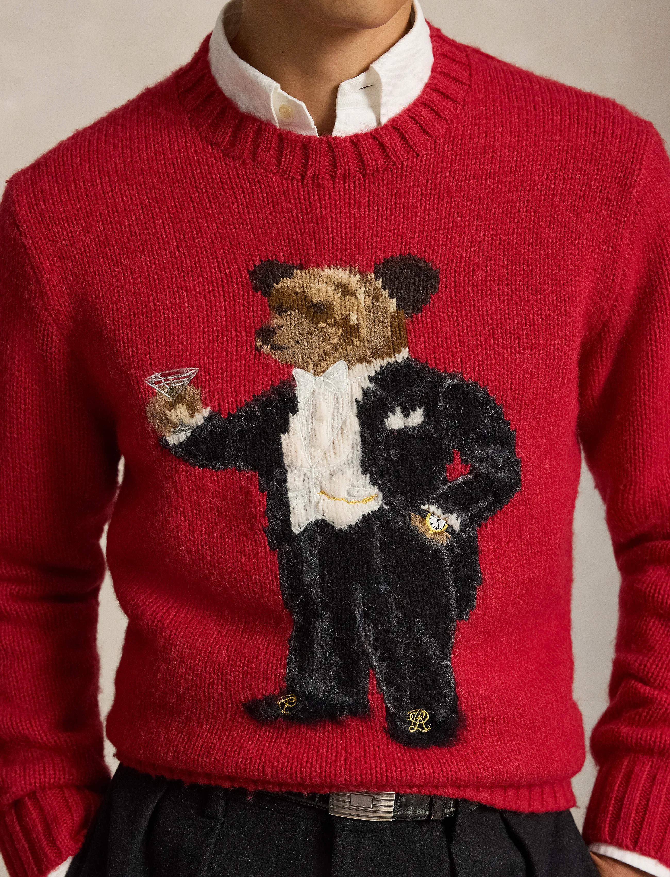 Polo Ralph Lauren Tröja med röd Martini Bear herr – bild 5