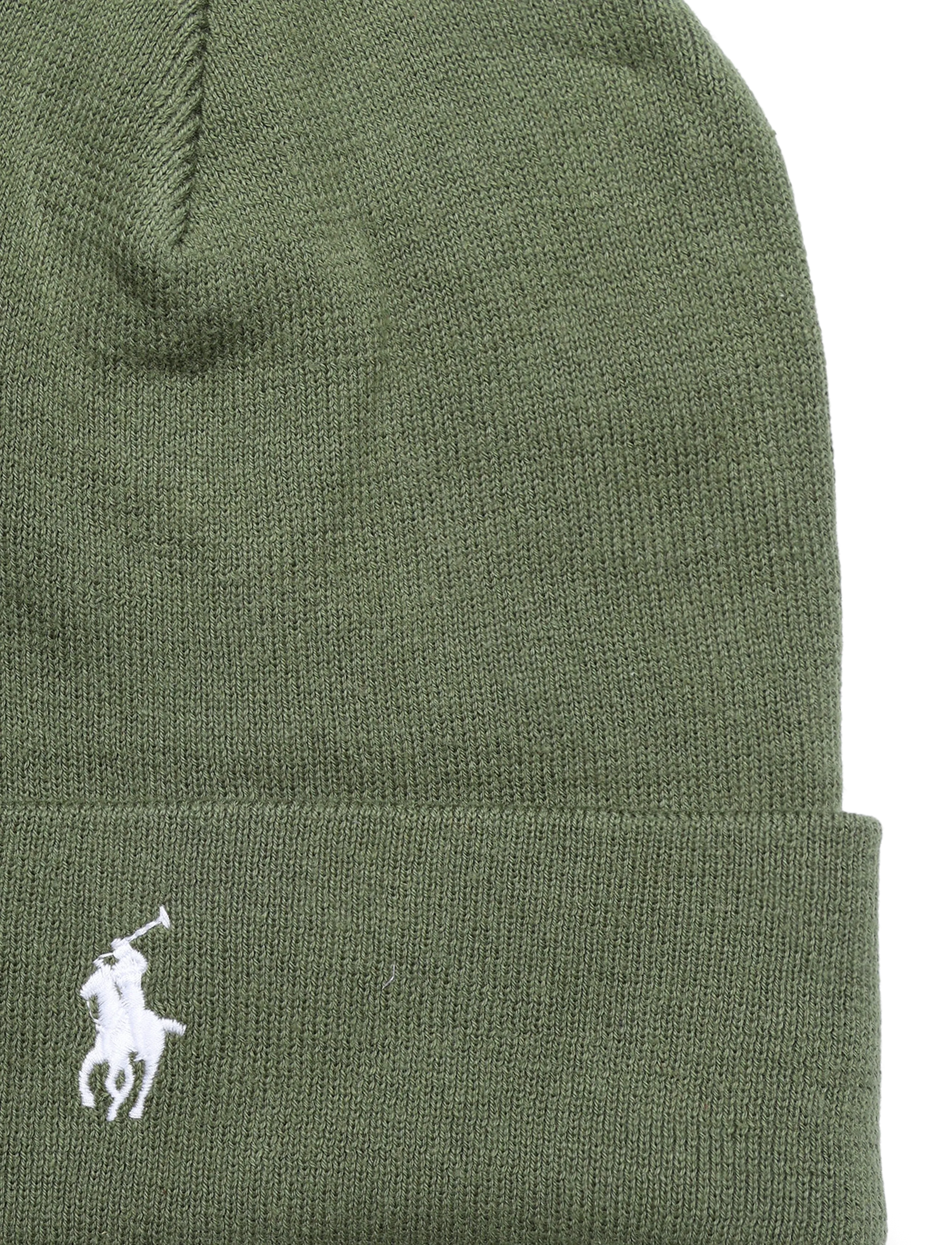 Polo Ralph Lauren - 32/3 COTTON-SWTR-HAT - nach anlass kaufen - cruise olive w/ c - 2