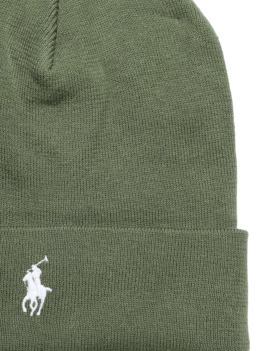 Polo Ralph Lauren - 32/3 COTTON-SWTR-HAT - nach anlass kaufen - cruise olive w/ c - 2