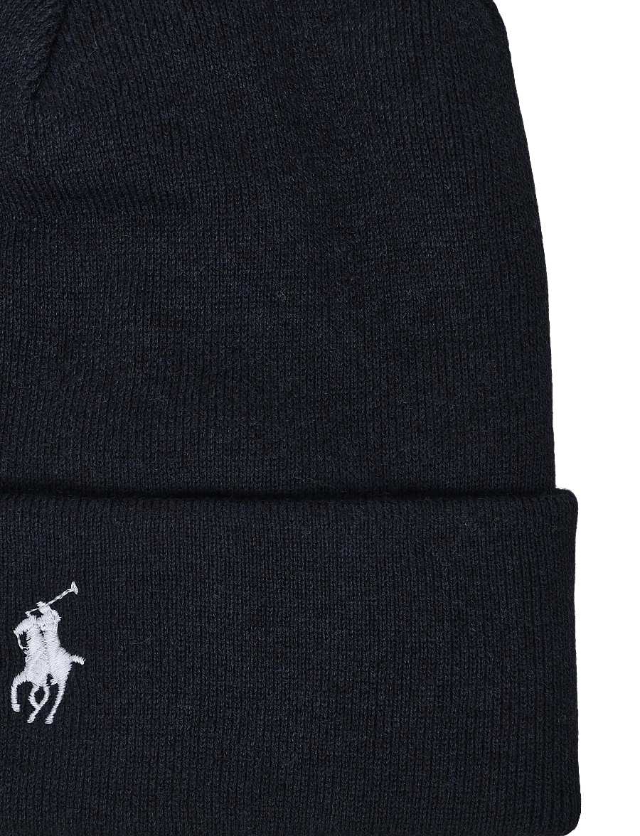 Polo Ralph Lauren - 32/3 COTTON-SWTR-HAT - shop etter anledning - navy hthr w/ c173 - 2