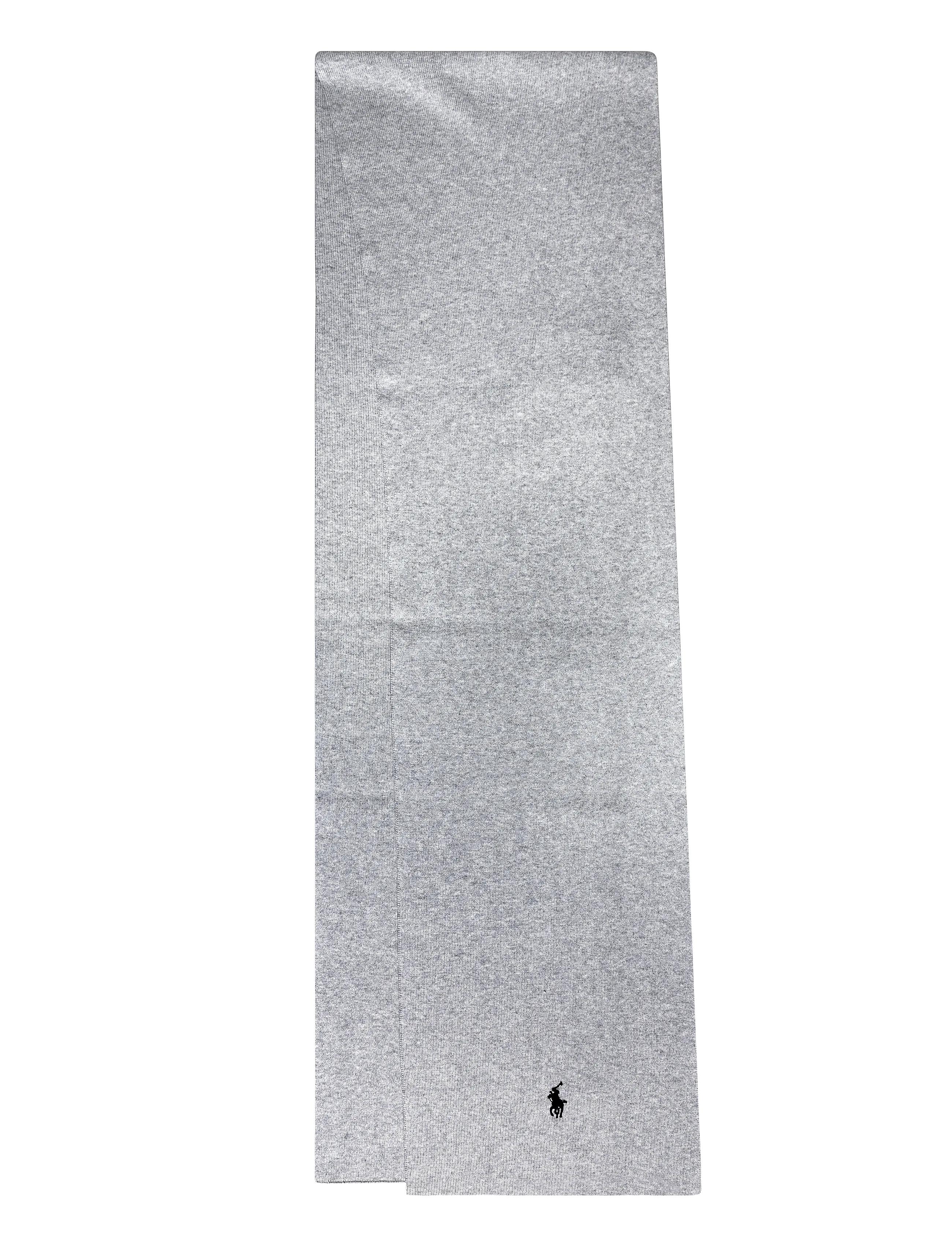 Polo Ralph Lauren 32/3 COTTON-SWTR-SCARF - Halsdukar - ANDOVER HTHR W/ C / grey
