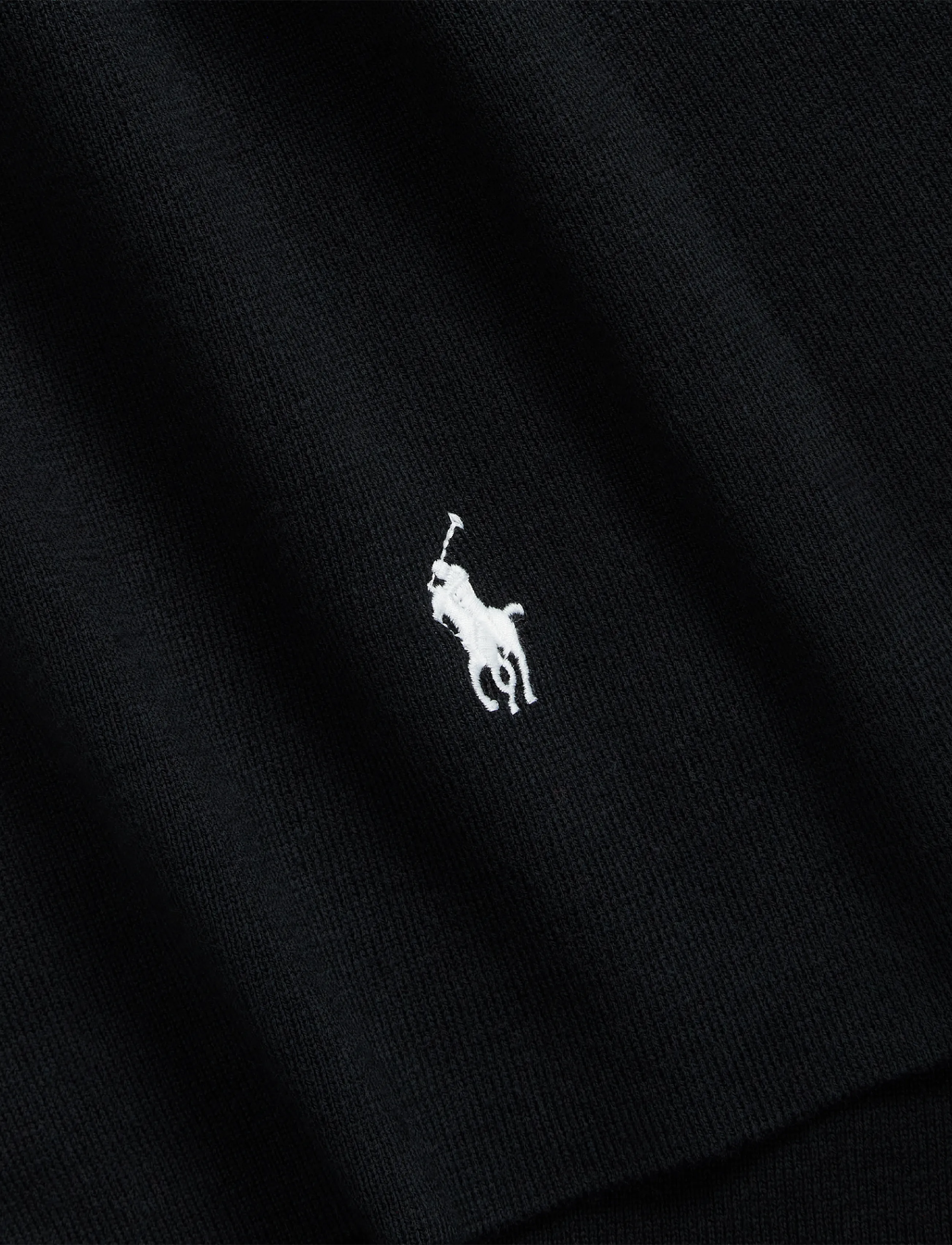 Polo Ralph Lauren - Rib-Knit Cotton Beanie & Scarf Gift Set - halstørklæder - polo black w/ c17 - 2
