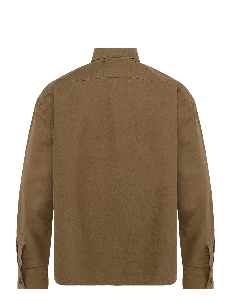 Polo Ralph Lauren - Relaxed Oxford Full-Zip Overshirt - vestes de printemps - chestnut - 1