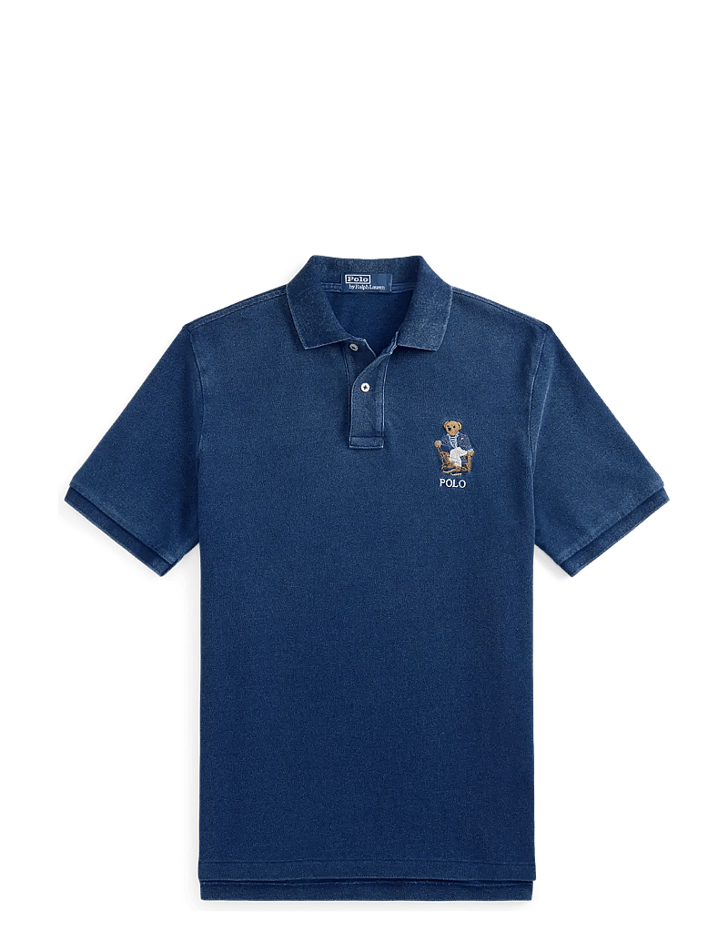 Polo Ralph Lauren - Classic Fit Polo Bear Mesh Polo Shirt - kortærmede poloer - newport bear- med - 1