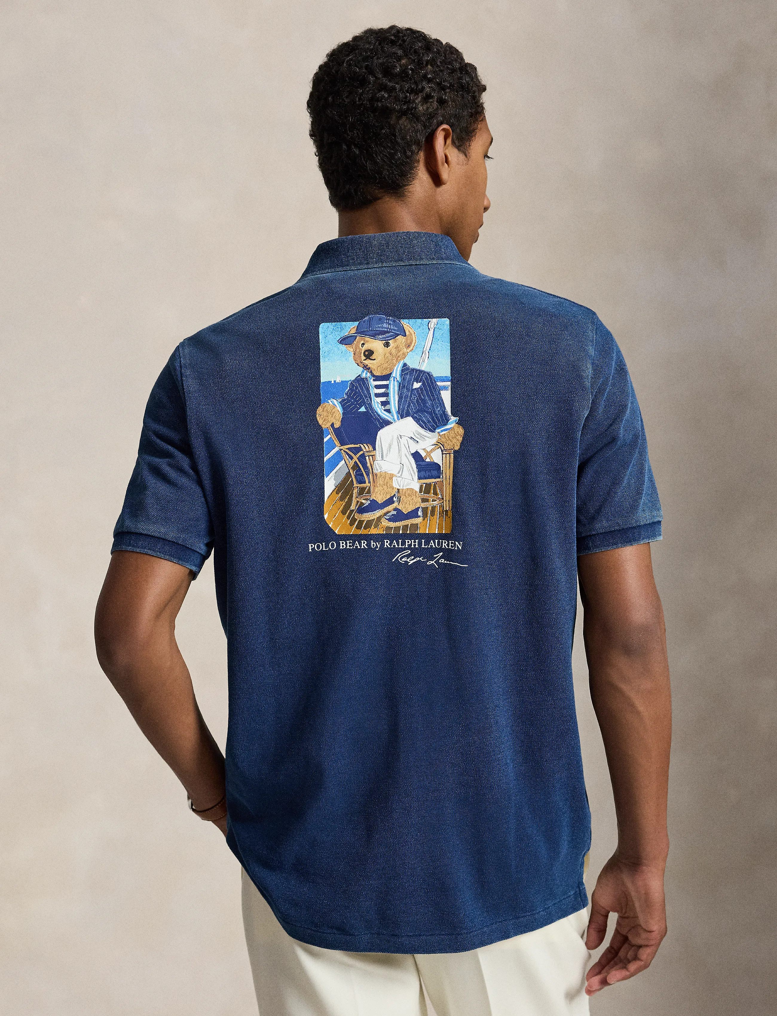 Polo Ralph Lauren - Classic Fit Polo Bear Mesh Polo Shirt - lühikeste varrukatega polod - newport bear- med - 2